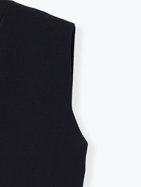 Te chichi「総針ポケット付きVネックベスト《2026 spring catalog item》」|ニット・セーター|