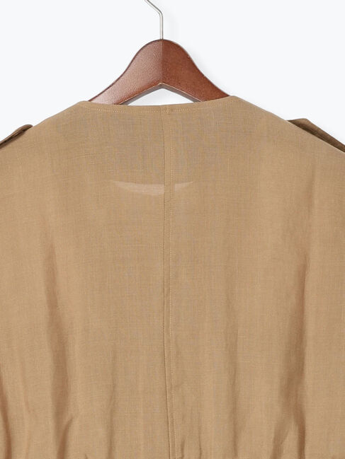 Te chichi「ノーカラーサファリジャケット《2026 spring catalog item》」|その他|