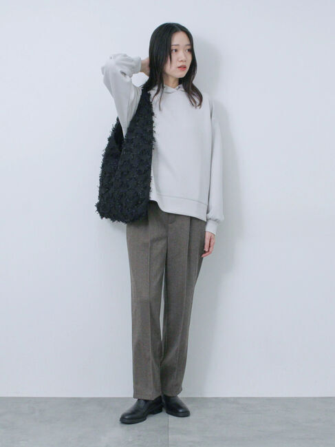 Samansa Mos2 blue「ダンボールパーカー」|Tシャツ・カットソー|