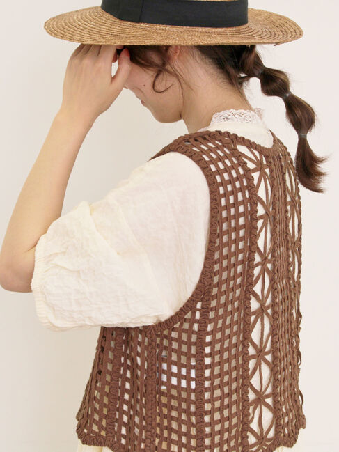 Samansa Mos2「テープベスト」|ダウンベスト・ベスト|