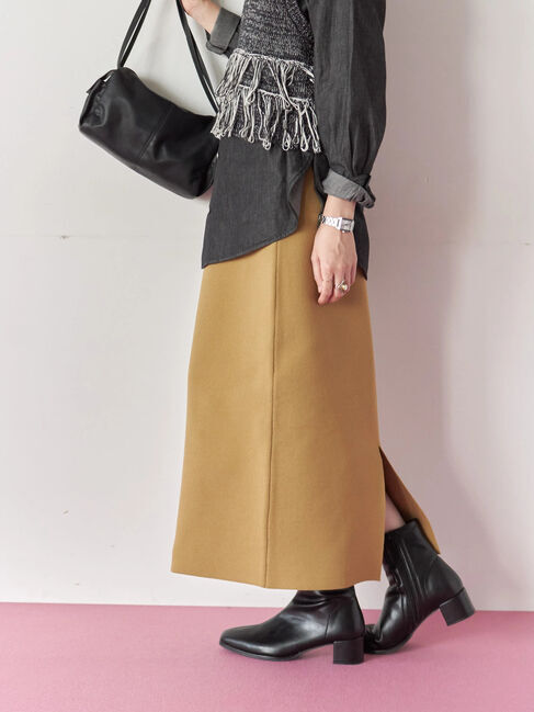 Samansa Mos2 blue「【マエストロ監修】ストレスフリーショートブーツ」|ビジネス・ドレスシューズ|