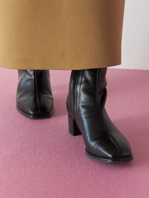 Samansa Mos2 blue「【マエストロ監修】ストレスフリーショートブーツ」|ビジネス・ドレスシューズ|