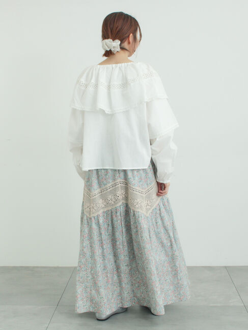 Samansa Mos2「レースボレロブラウス」|シャツ・ブラウス|