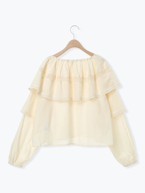 Samansa Mos2「レースボレロブラウス」|シャツ・ブラウス|