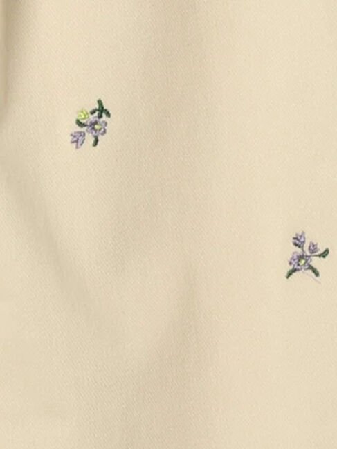 Samansa Mos2 Lagom「小花刺繍カットツイルパンツ」|その他|