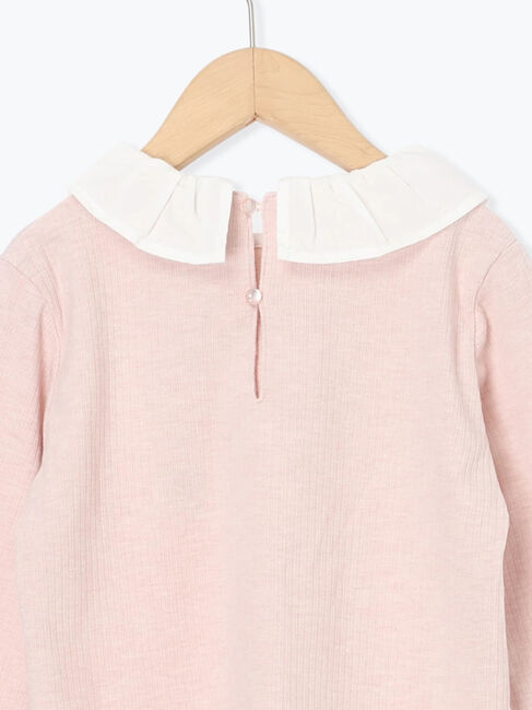 Samansa Mos2 Lagom「襟付きテレコカットソー」|Tシャツ・カットソー|