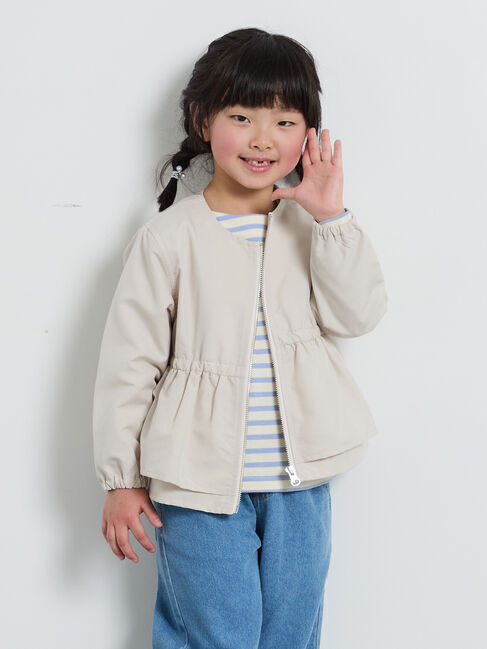 Samansa Mos2 Lagom「【撥水】ティアードブルゾン」|ブルゾン・スタジャン|