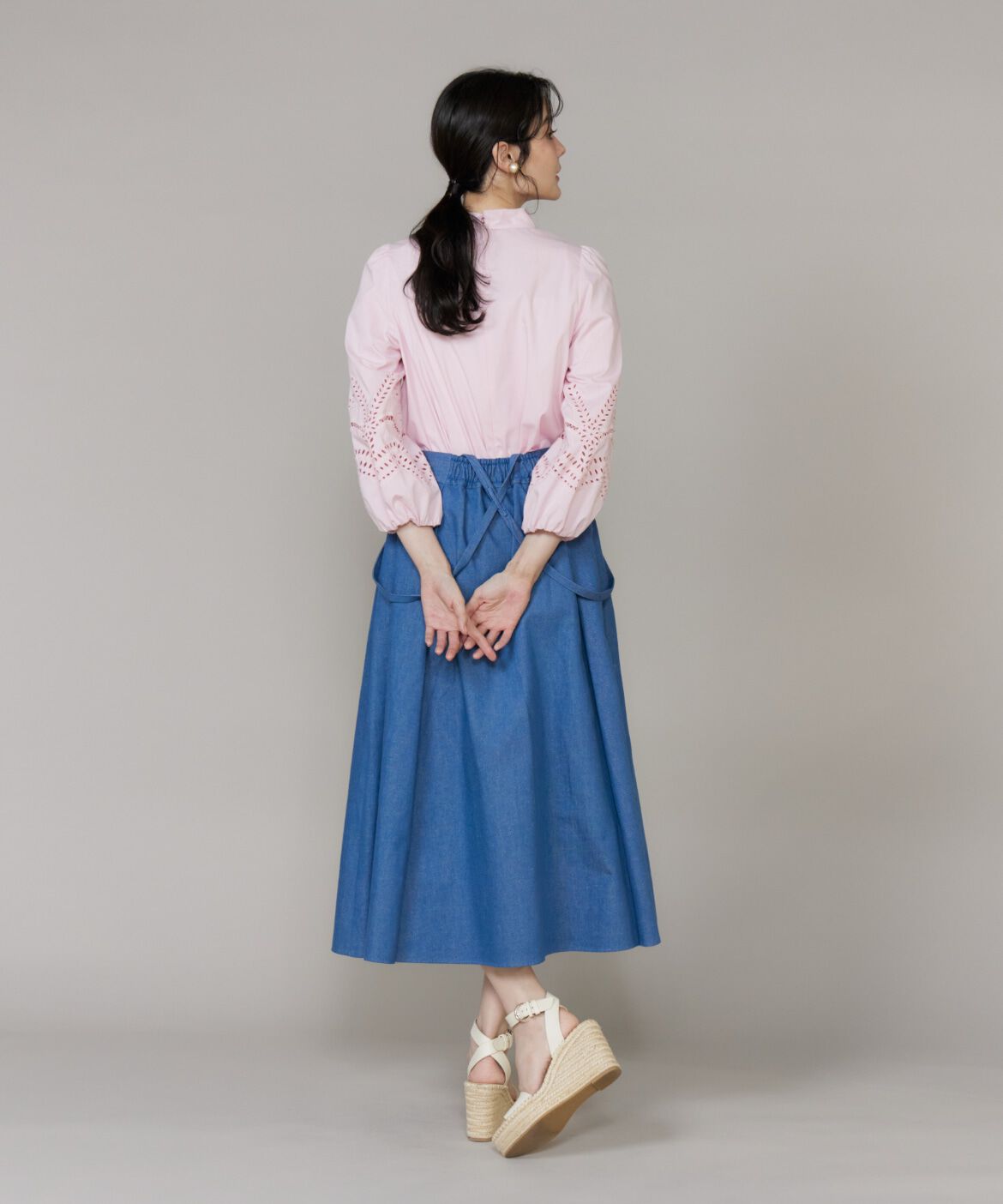 Maglie le cassetto「ボーラーレースブラウス」|シャツ・ブラウス|