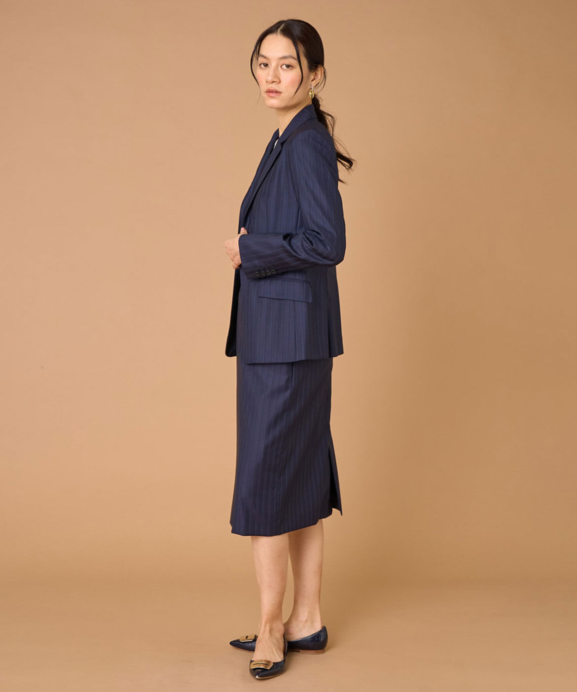 INED「LORO PIANA スカート」|タイト|