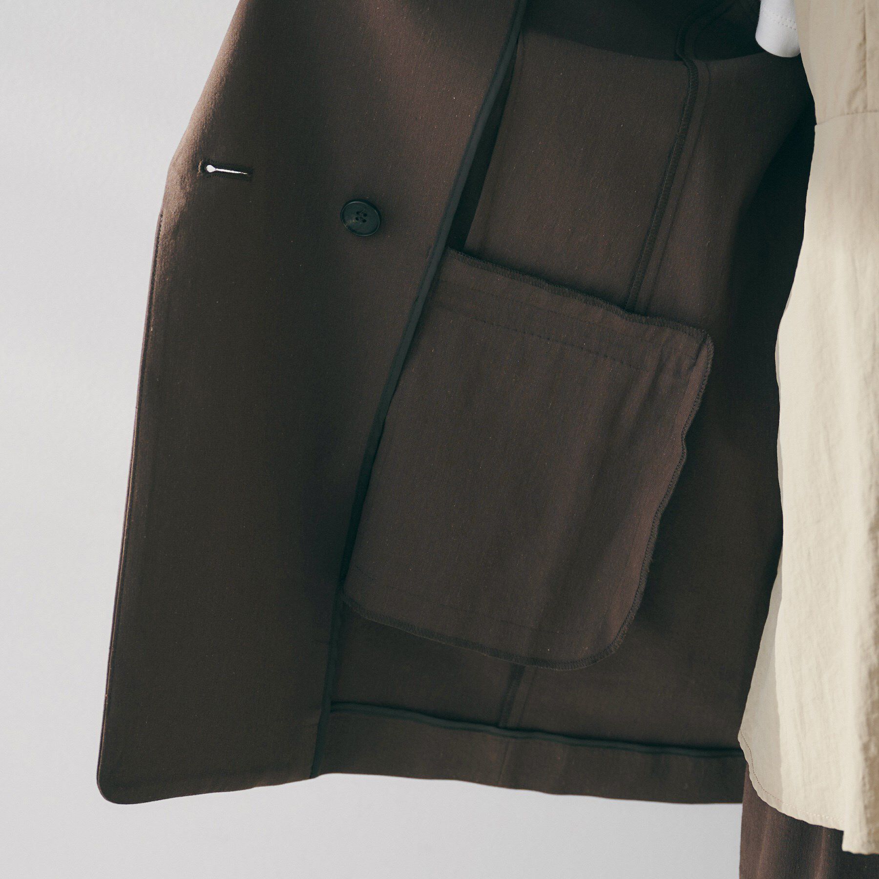 UNTITLED「【セットアップ可能／オンオフ】ラミー混 ダブルブレストジャケット」|テーラードジャケット|