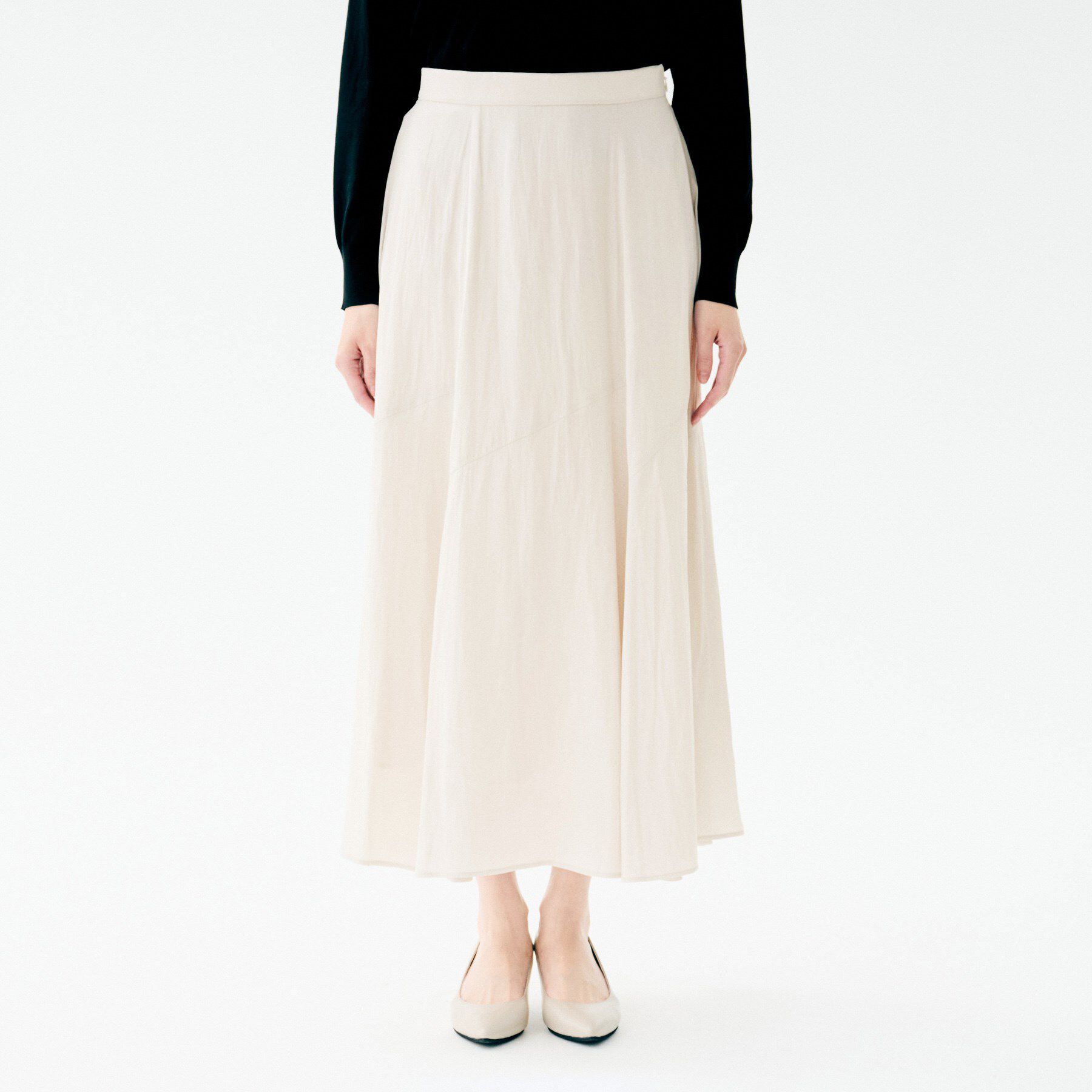 UNTITLED「【洗える/後ろウエストゴム】ロングスカート」|スカート|