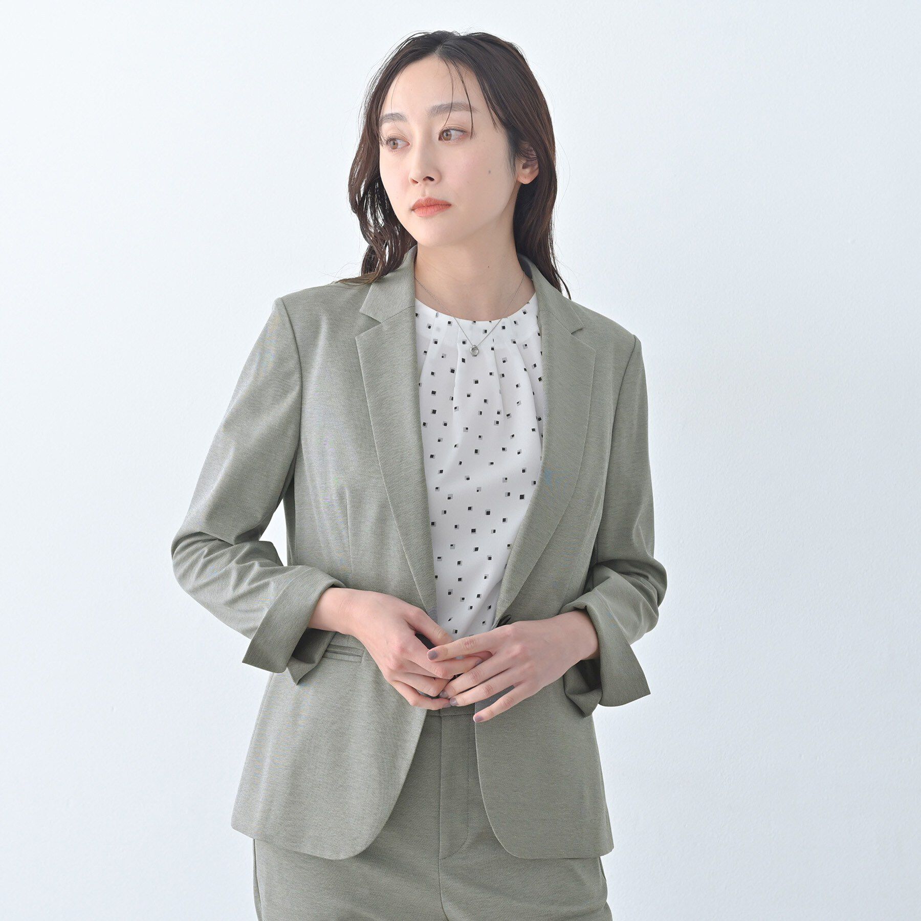 UNTITLED「ジャージテーラードジャケット」|テーラードジャケット|