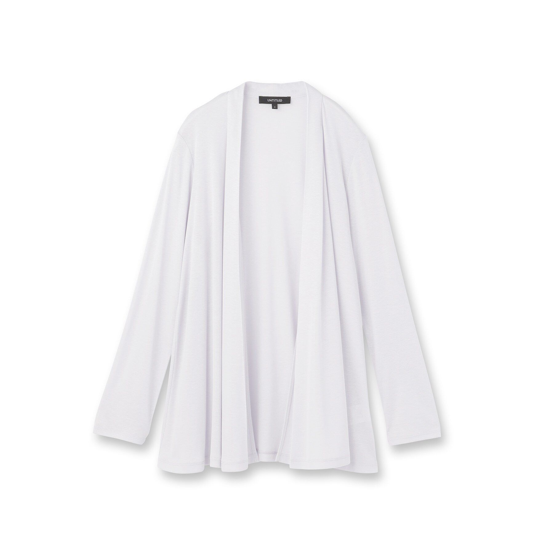 UNTITLED「フライスジャージカーディガン」|カーディガン|