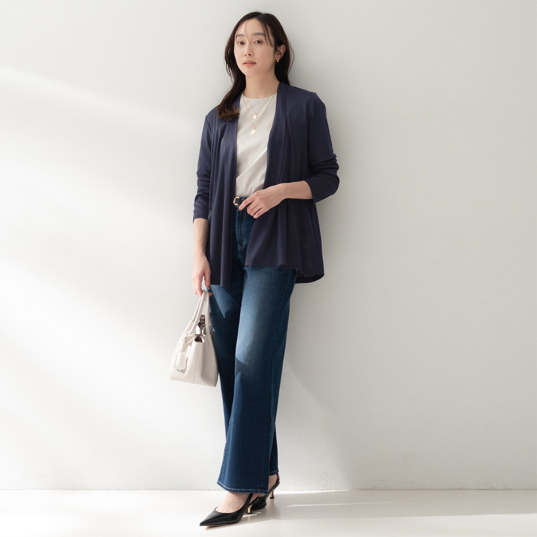 UNTITLED「フライスジャージカーディガン」|カーディガン|