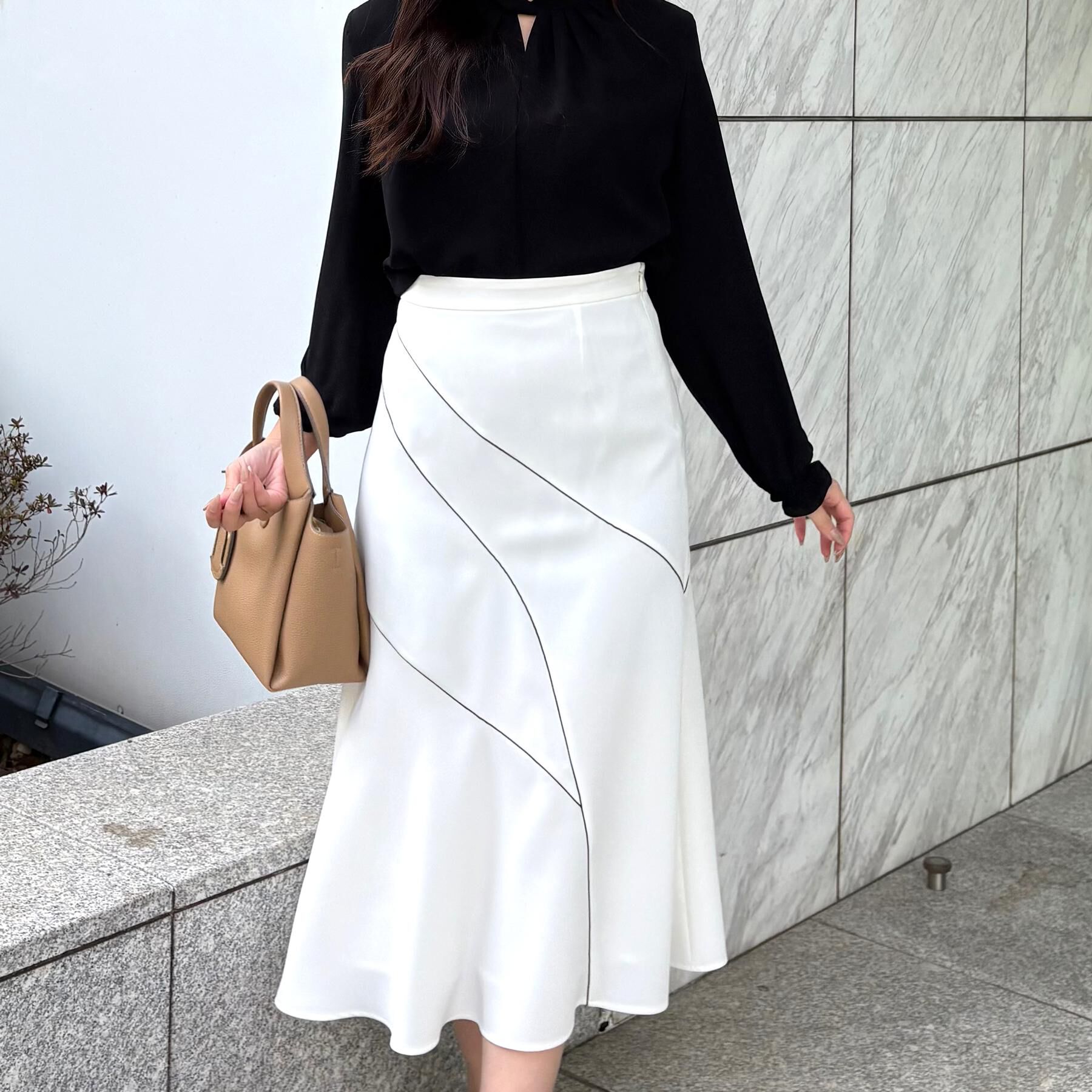 COUP DE CHANCE「【洗える／日本製】セミフレアスカート」|スカート|