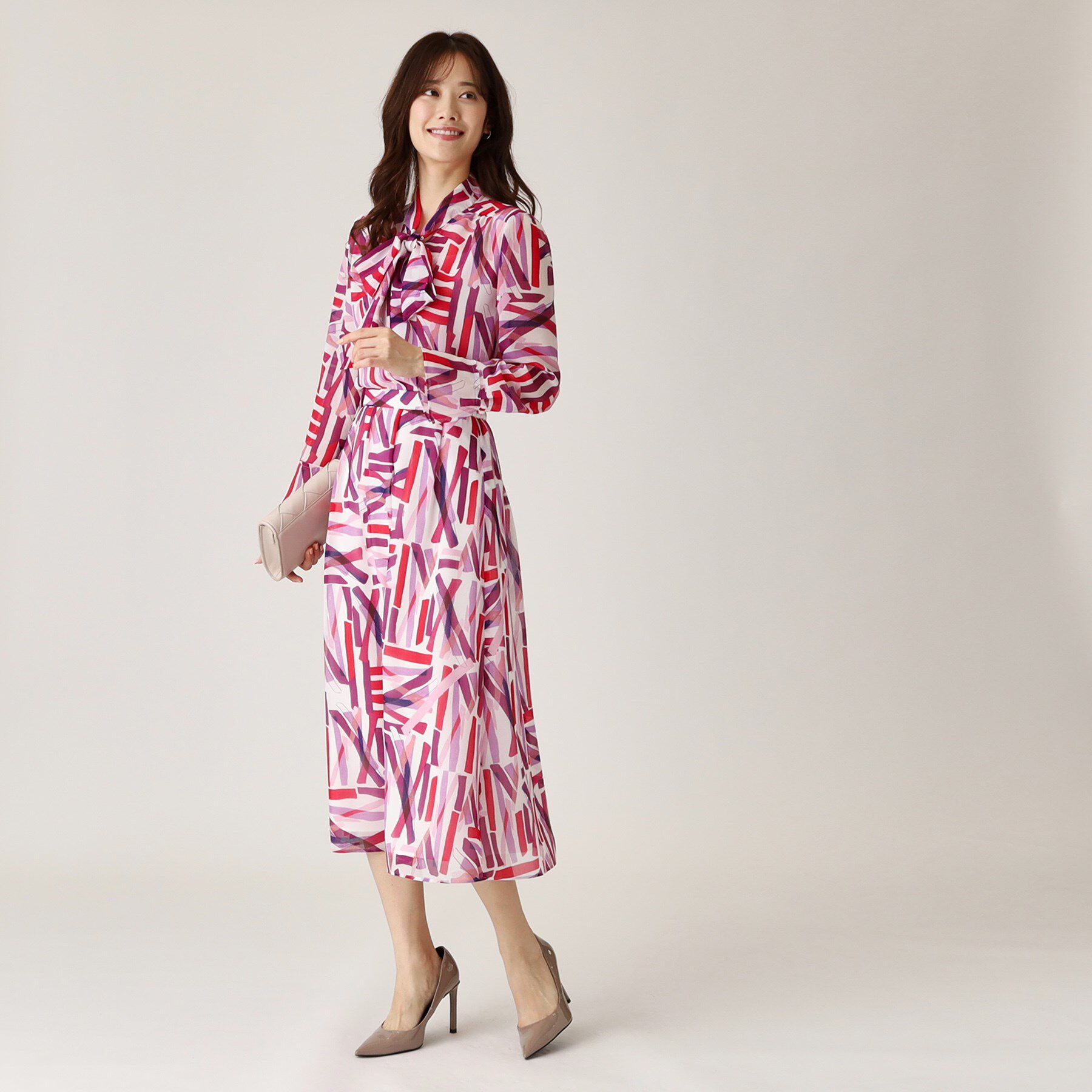 COUP DE CHANCE「【洗える／ウエストゴム】柄スカート」|スカート|