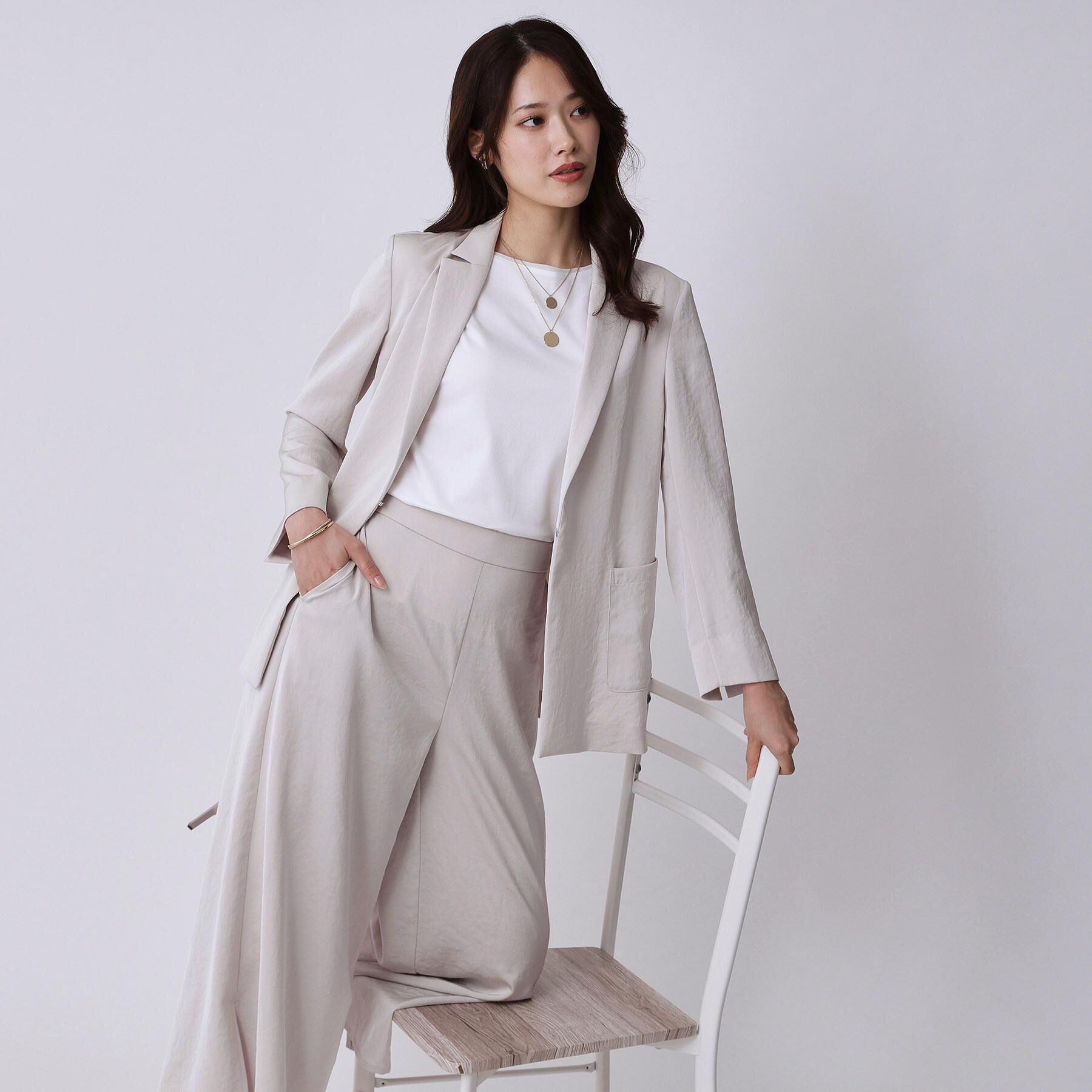 COUP DE CHANCE「【手洗い可／日本製】テーラードジャケット」|テーラードジャケット|