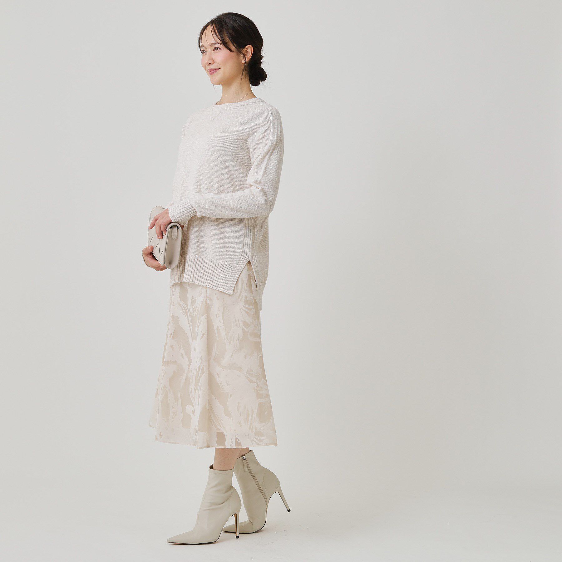 COUP DE CHANCE「【手洗い可／日本製】ヒップ丈ニットトップス」|ニット・セーター|