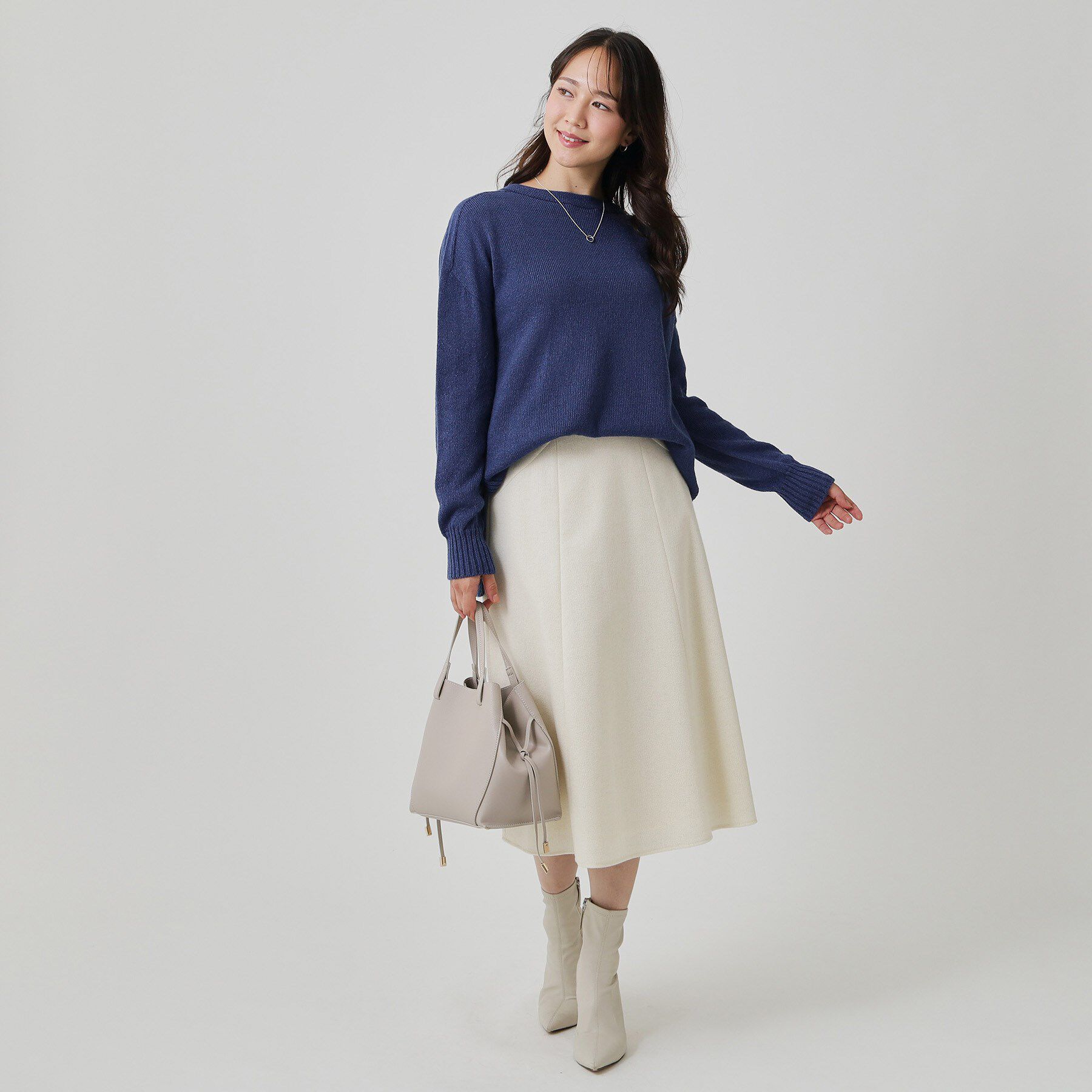 COUP DE CHANCE「【手洗い可／日本製】ヒップ丈ニットトップス」|ニット・セーター|