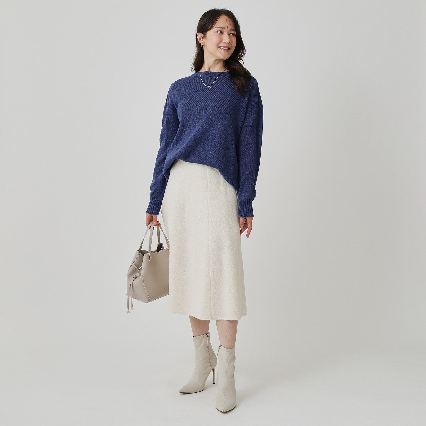 COUP DE CHANCE「【手洗い可／日本製】ヒップ丈ニットトップス」|ニット・セーター|