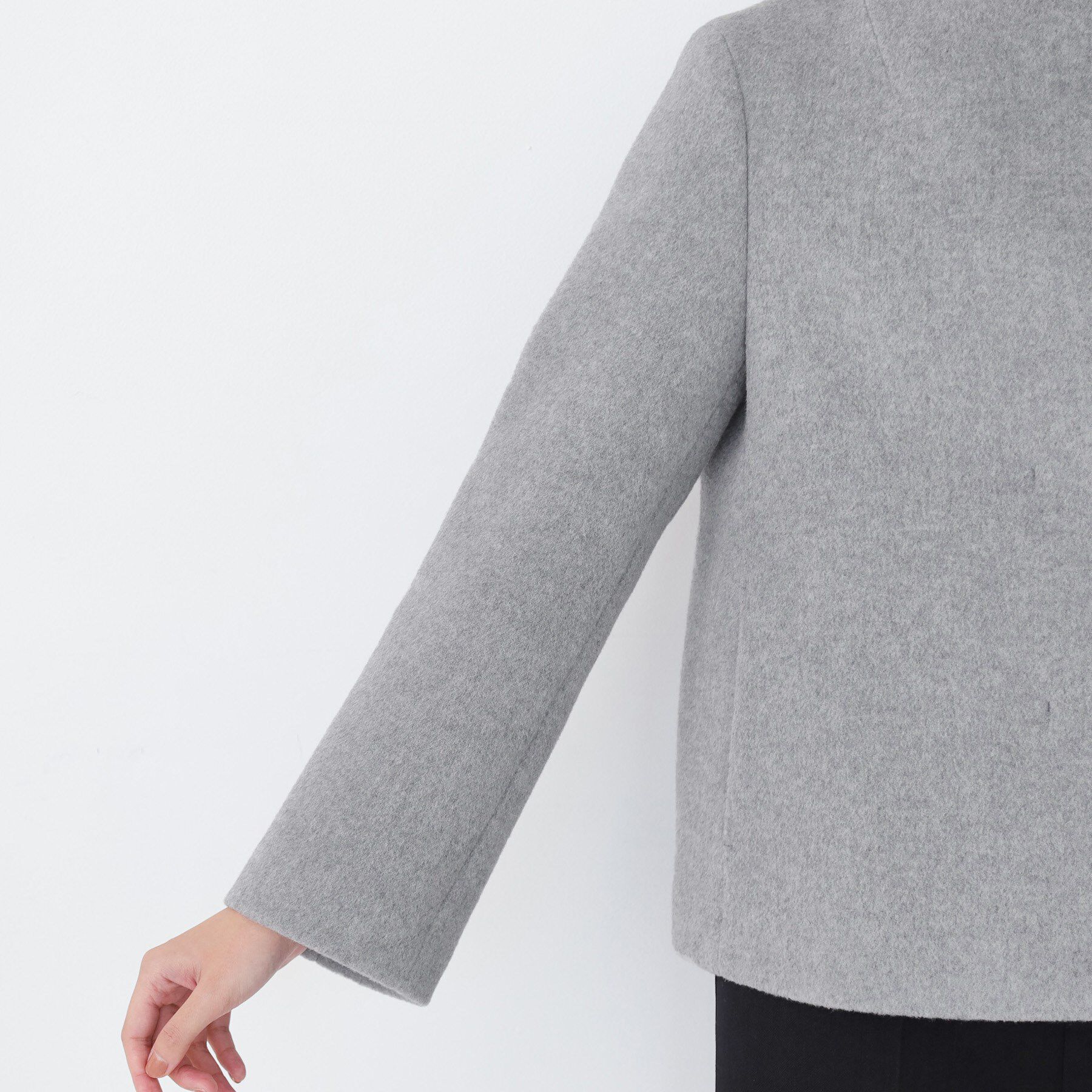 COUP DE CHANCE「【日本製】スタンドカラーのショート丈コート」|その他|