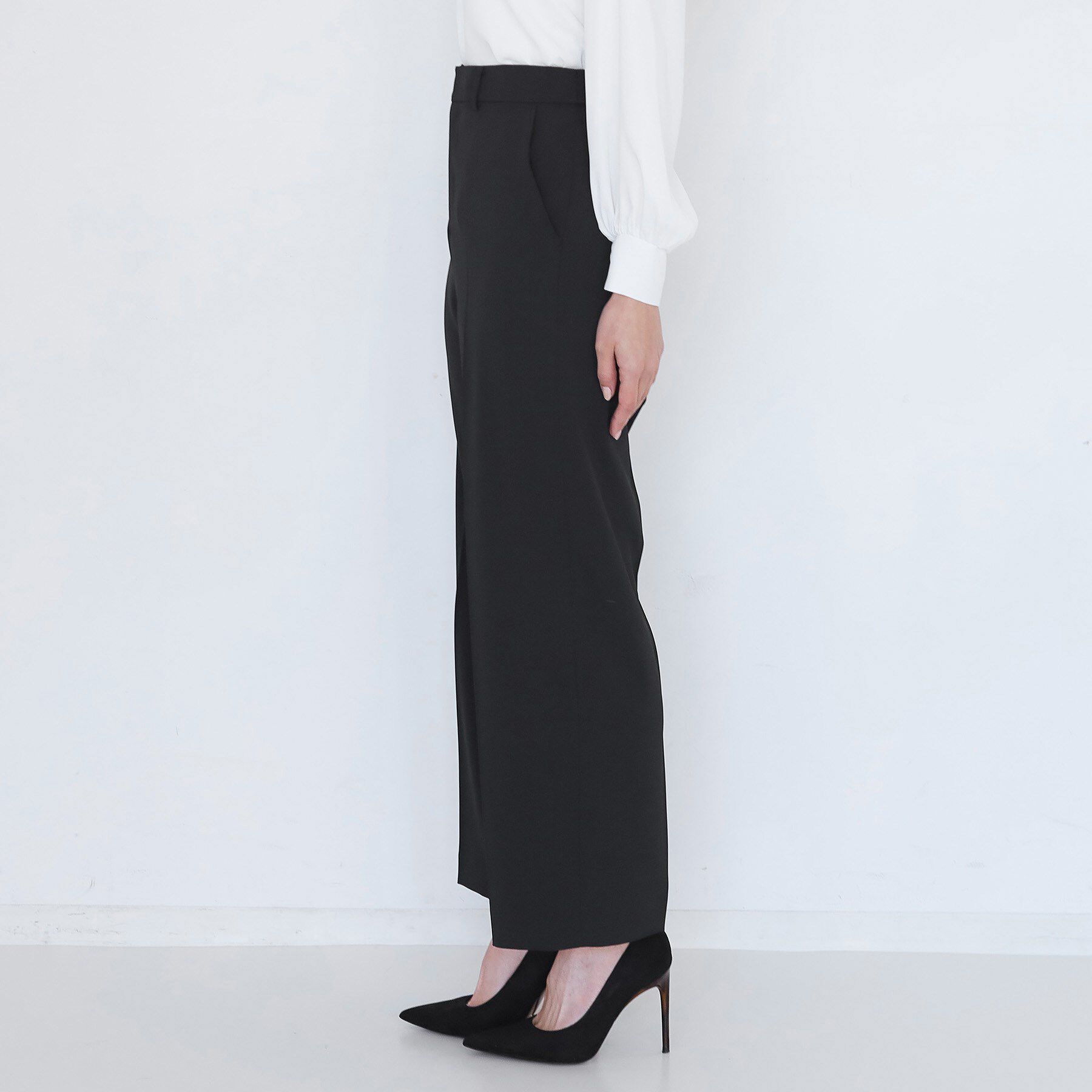 COUP DE CHANCE「【手洗い可／日本製／スーツ可】センタープレスストレートワイドパンツ」|その他|