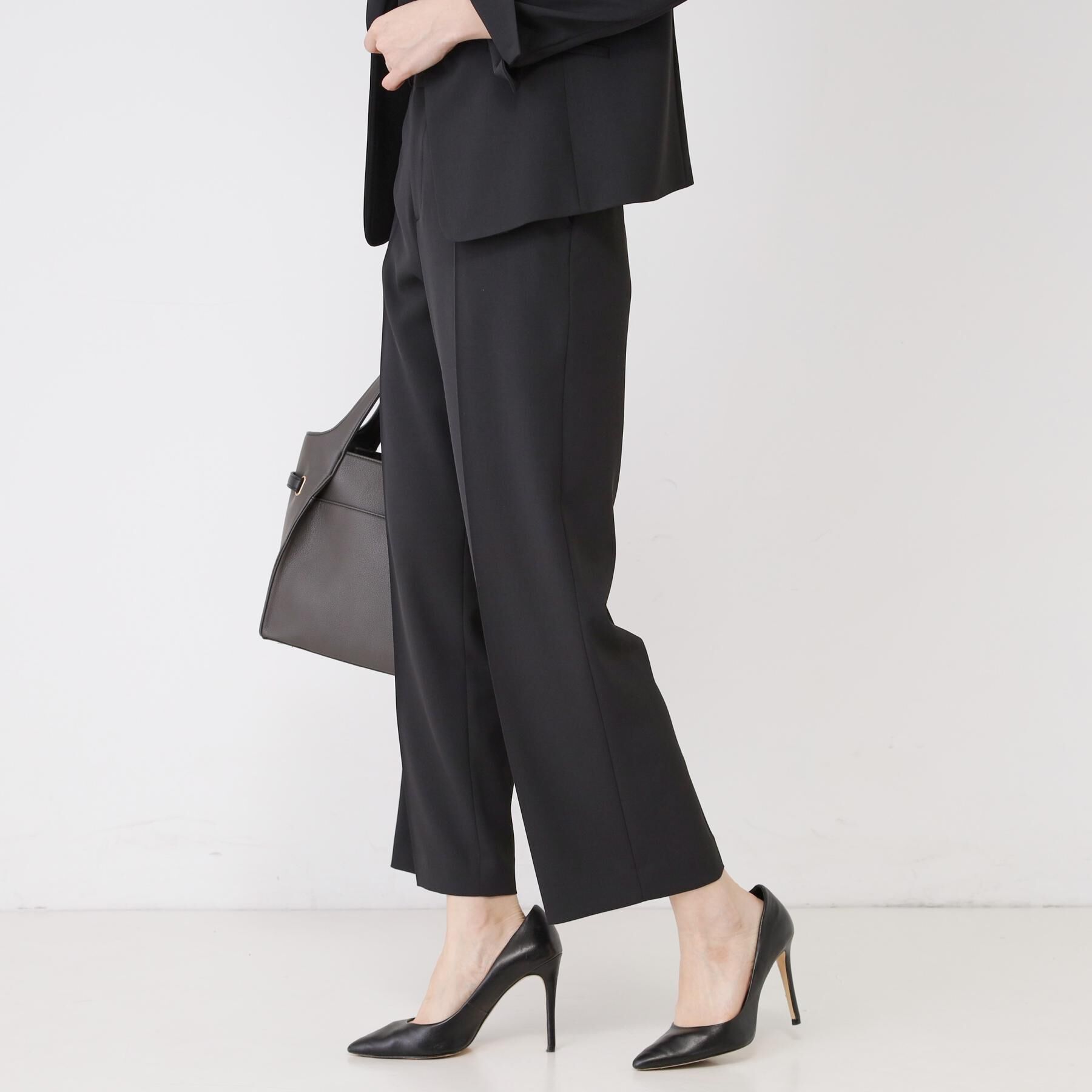 COUP DE CHANCE「【手洗い可／日本製／スーツ可】センタープレスストレートワイドパンツ」|その他|