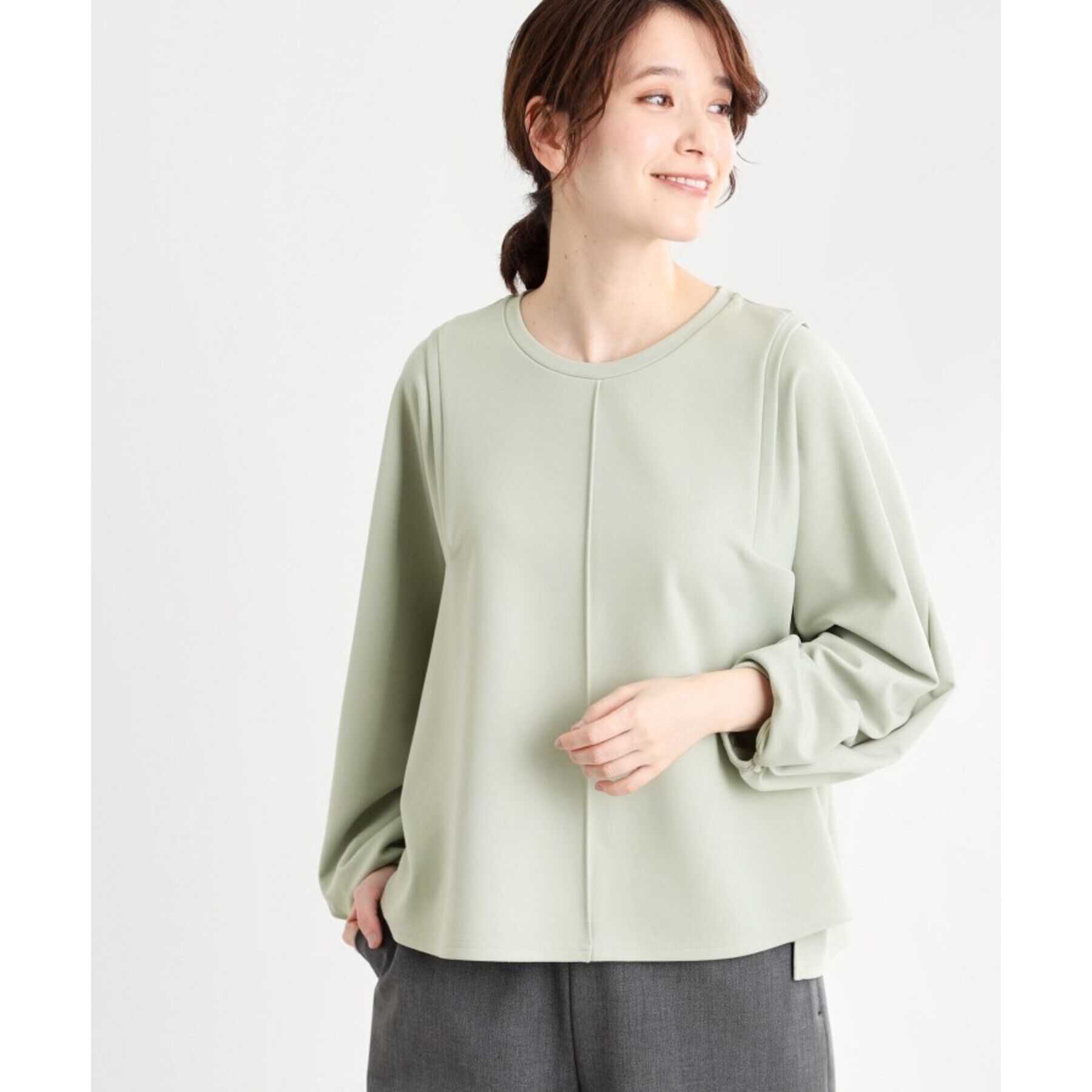 Reflect「【E‐QUALITY／洗える】ジャージプルオーバー」|Tシャツ・カットソー|