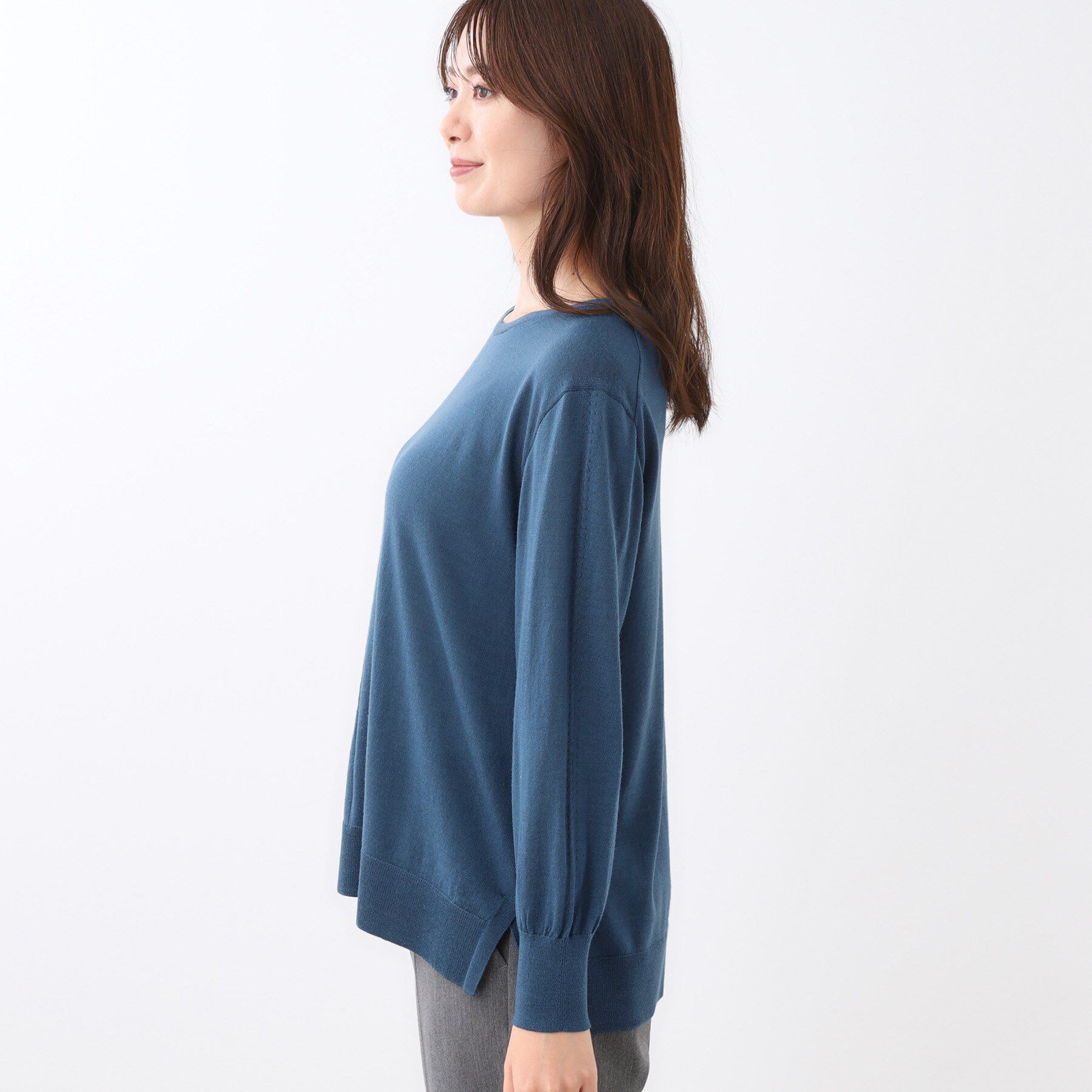 Reflect「【ちくちくしない／アンサンブル可／通勤におすすめ◎】オフボディニット」|ニット・セーター|