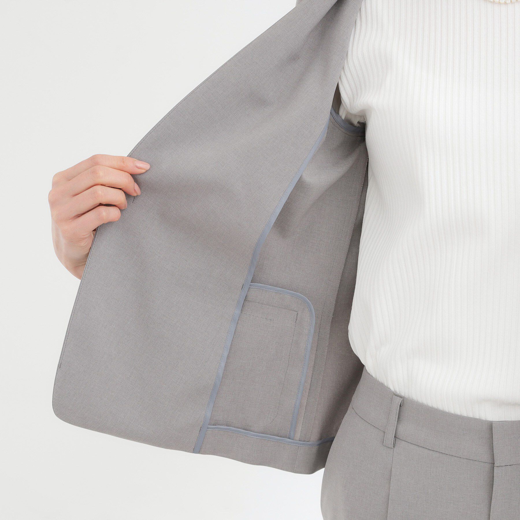 Reflect「【吸水速乾／セットアップ可】ノーカラージャケット」|ノーカラージャケット|