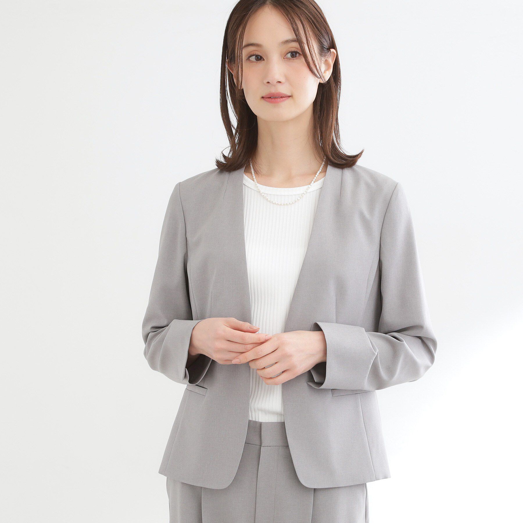 Reflect「【吸水速乾／セットアップ可】ノーカラージャケット」|ノーカラージャケット|