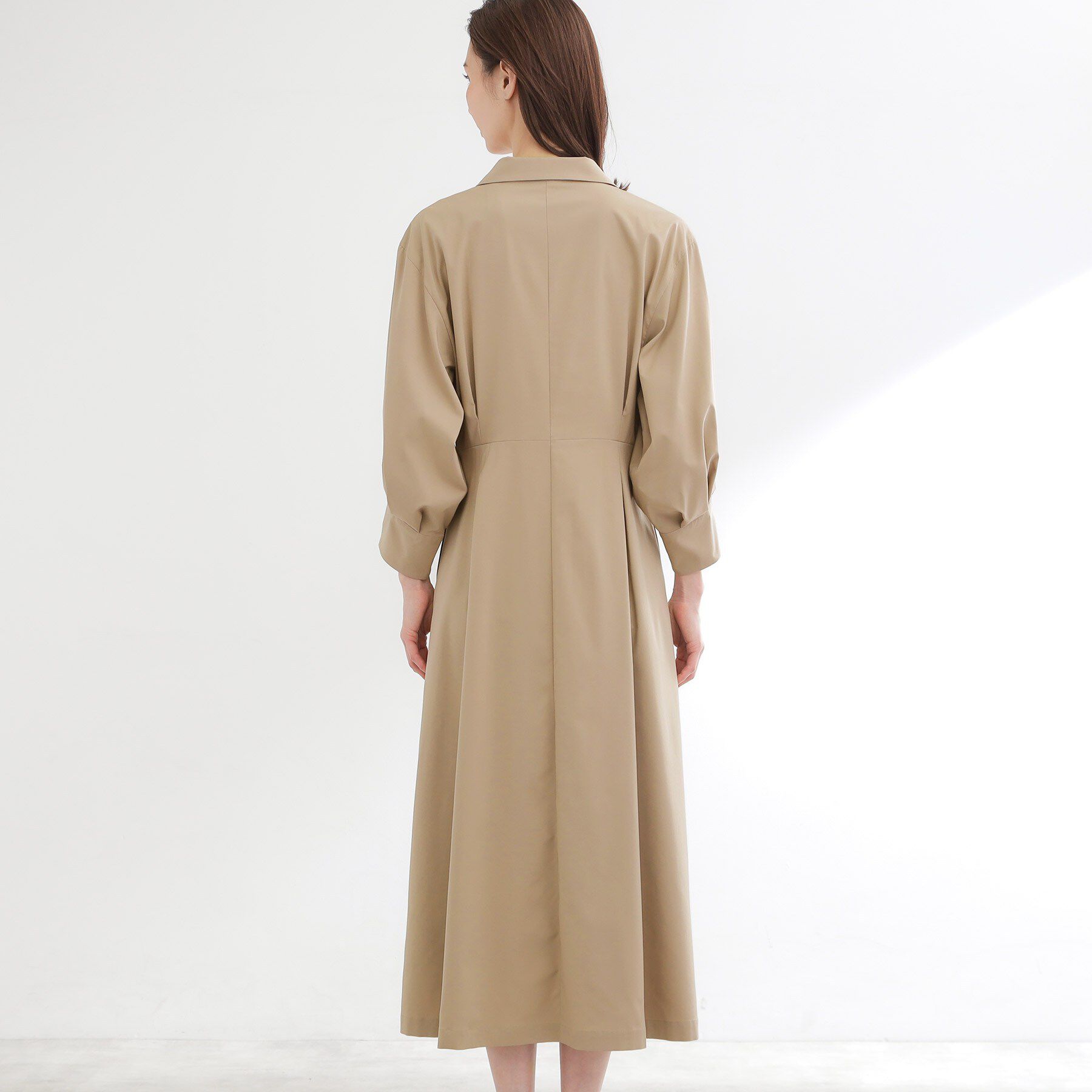 Reflect「タイプライターシャツロングワンピース」|ワンピース|