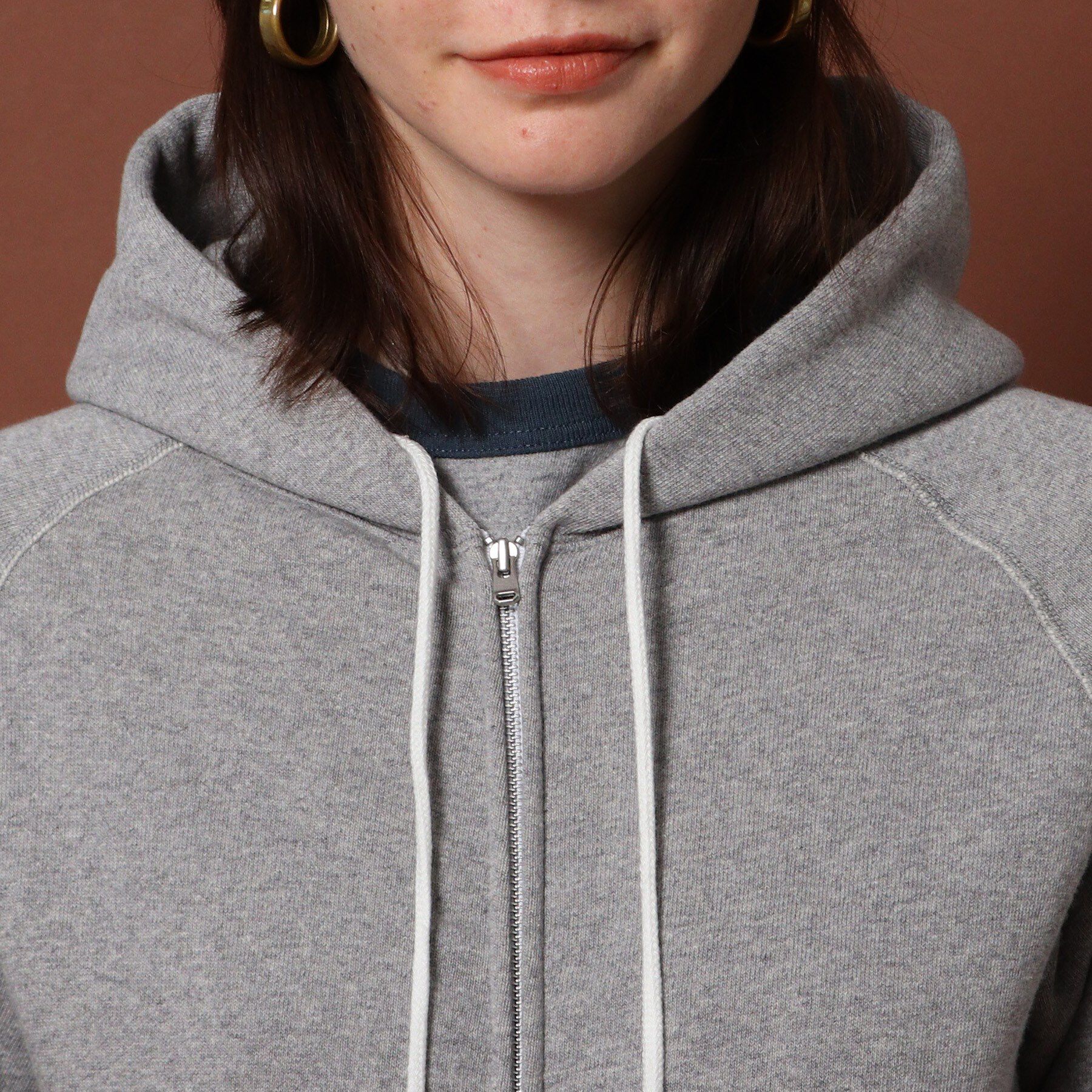 DRESSTERIOR「デキシー吊裏毛ジップアップパーカ」|パーカー|