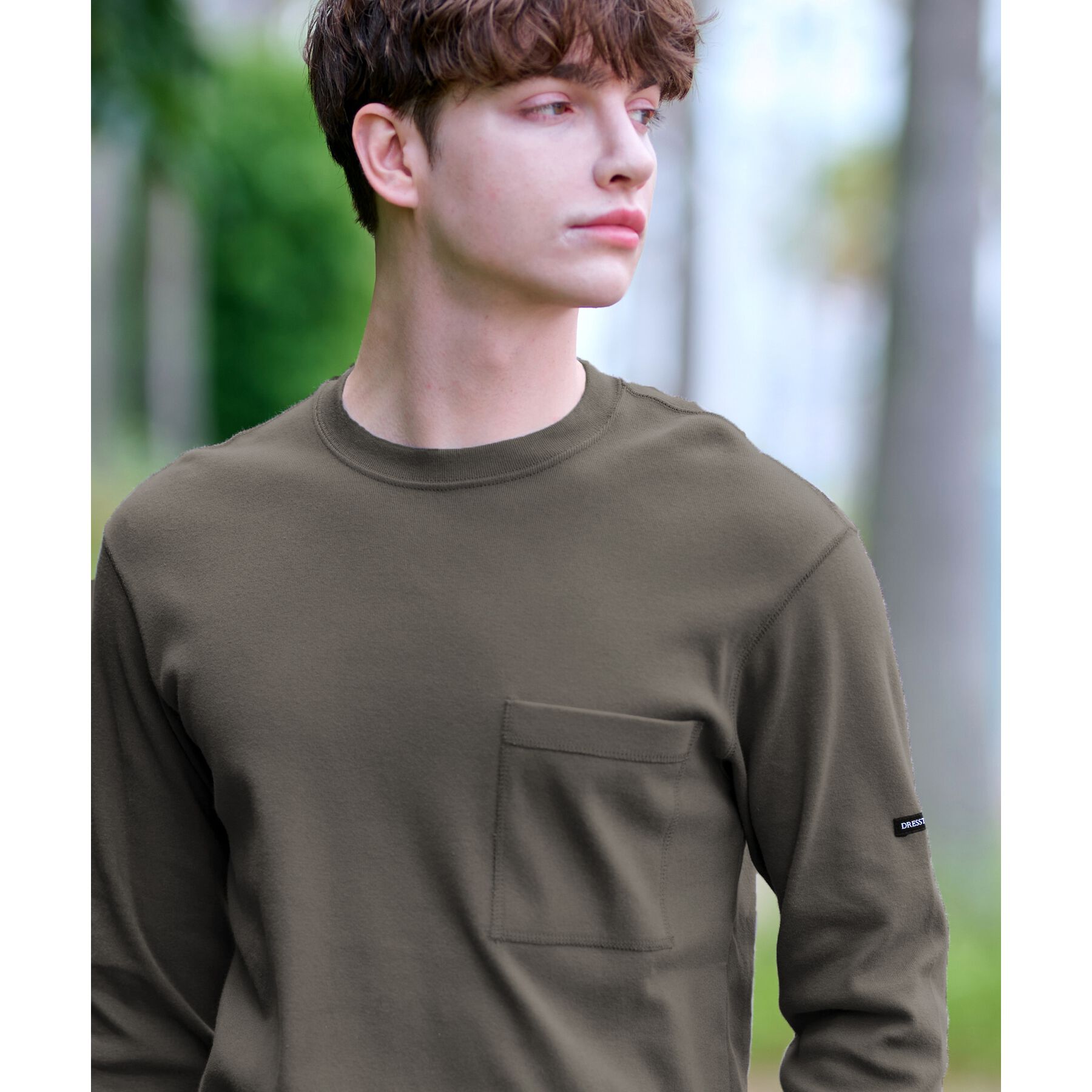 DRESSTERIOR「エクスクルーシブフライスロングTシャツ」|Tシャツ・カットソー|