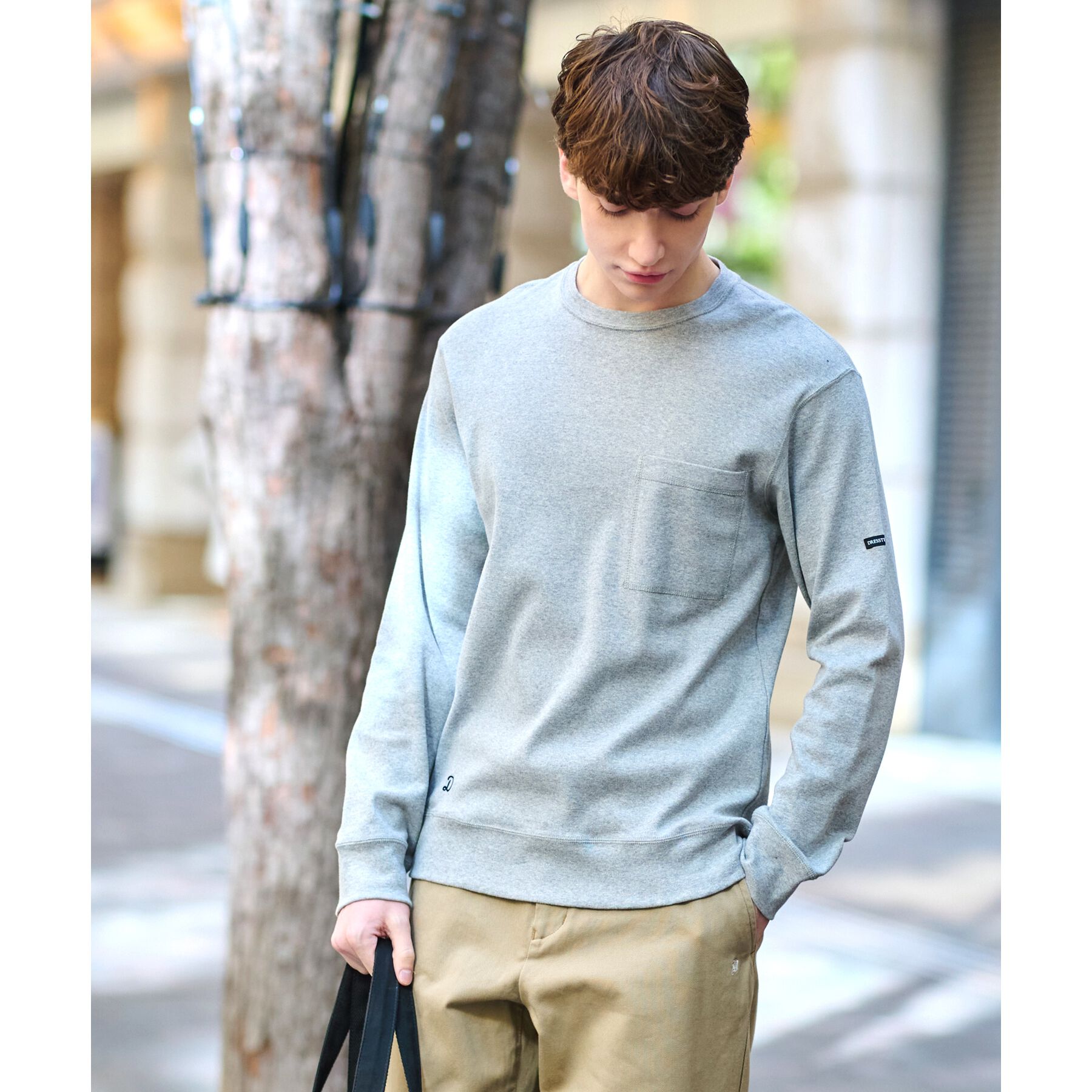 DRESSTERIOR「エクスクルーシブフライスロングTシャツ」|Tシャツ・カットソー|