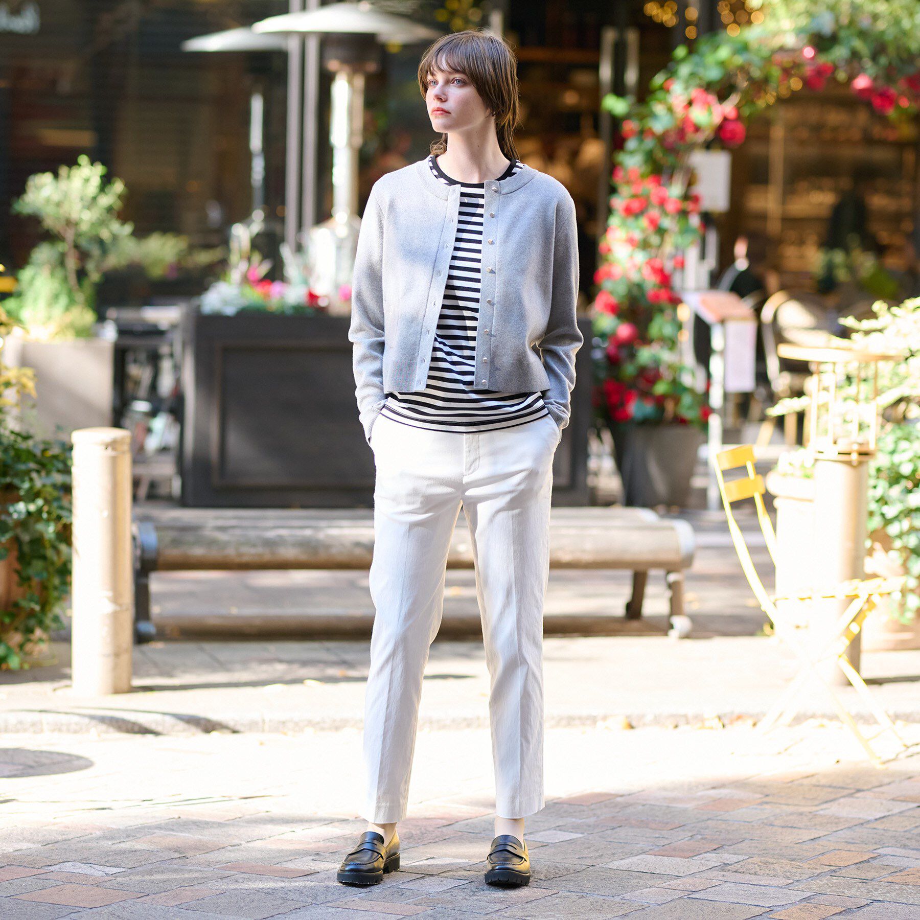 DRESSTERIOR「【洗える】ウォッシャブルコットンカシミヤ混カーディガン」|カーディガン|