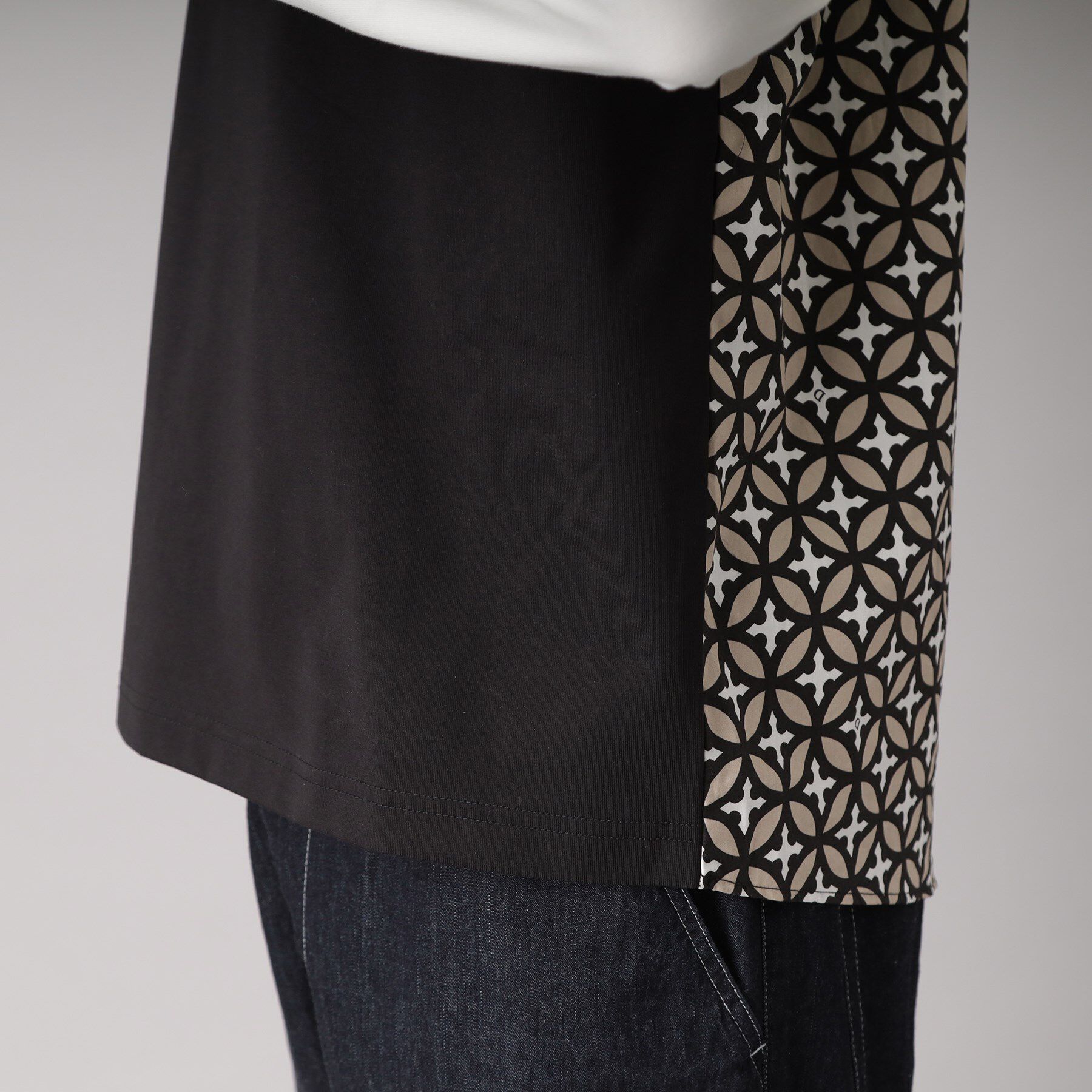 DRESSTERIOR「【接触冷感/UVカット】BACK BREEZE TECH バックオーバーラップサークルレイヤードロン」|Tシャツ・カットソー|