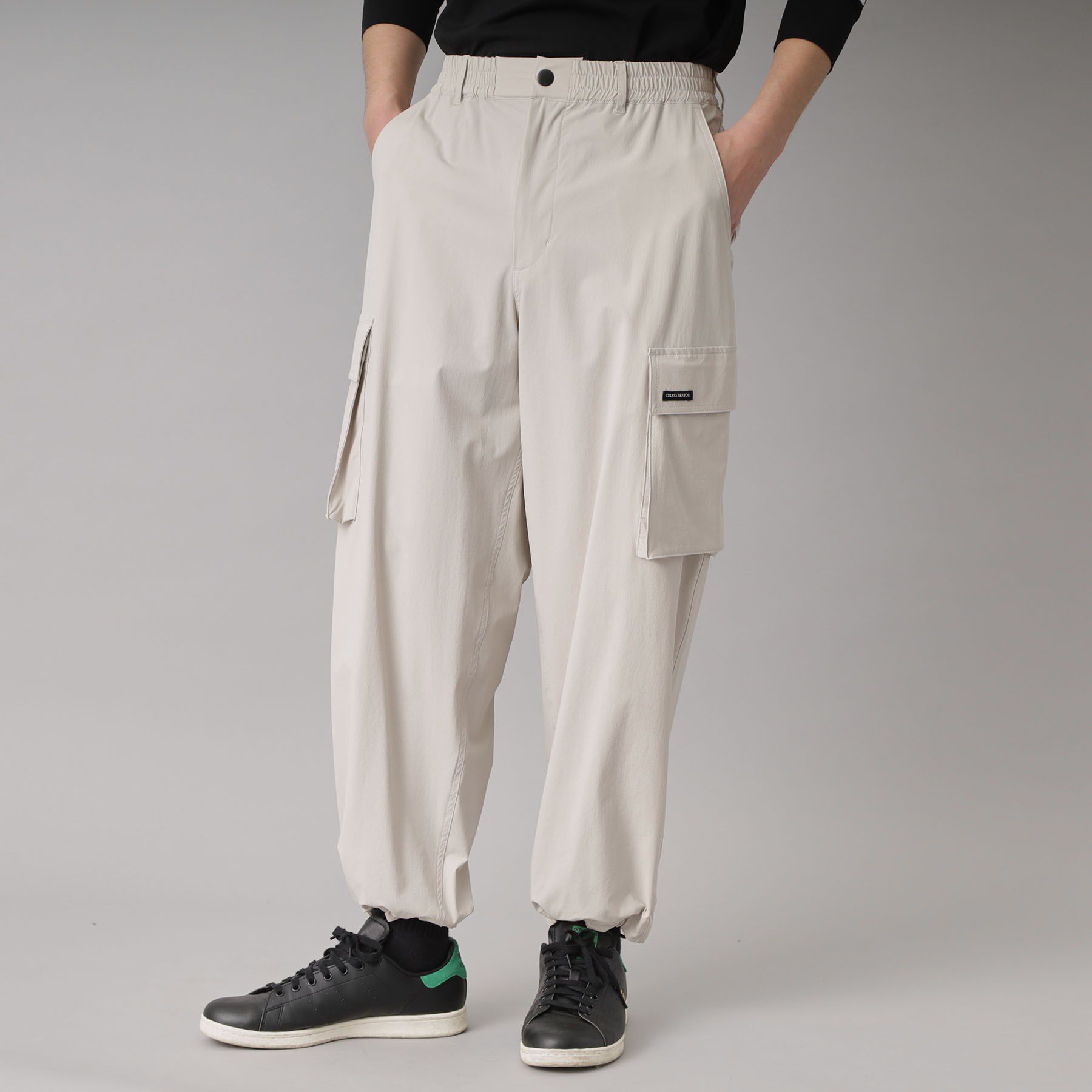DRESSTERIOR「【セットアップ可】2WAYストレッチ ワイドカーゴパンツ」|その他|ライトベージュ(05