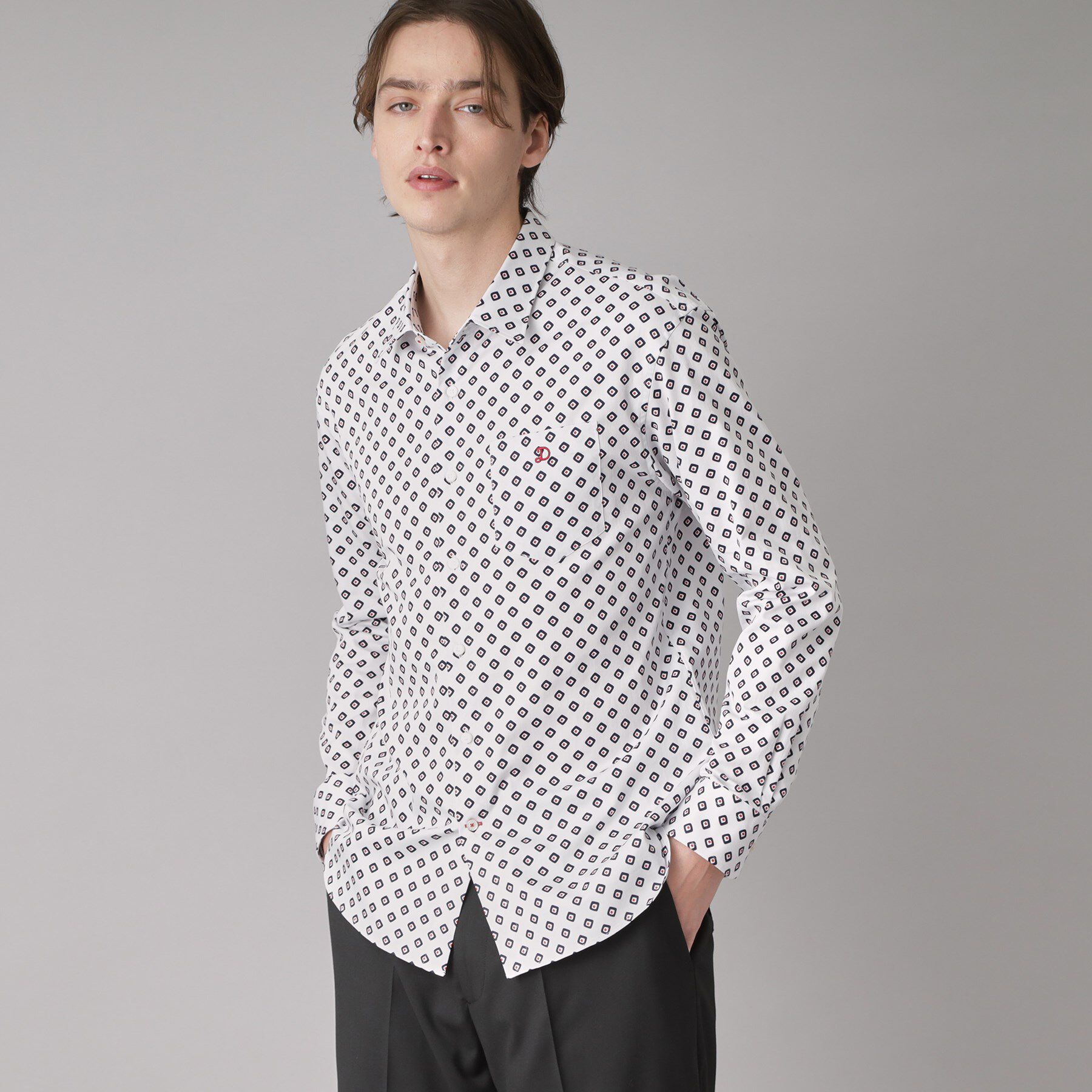 DRESSTERIOR「ポートベロープリントシャツ」|シャツ・ブラウス|