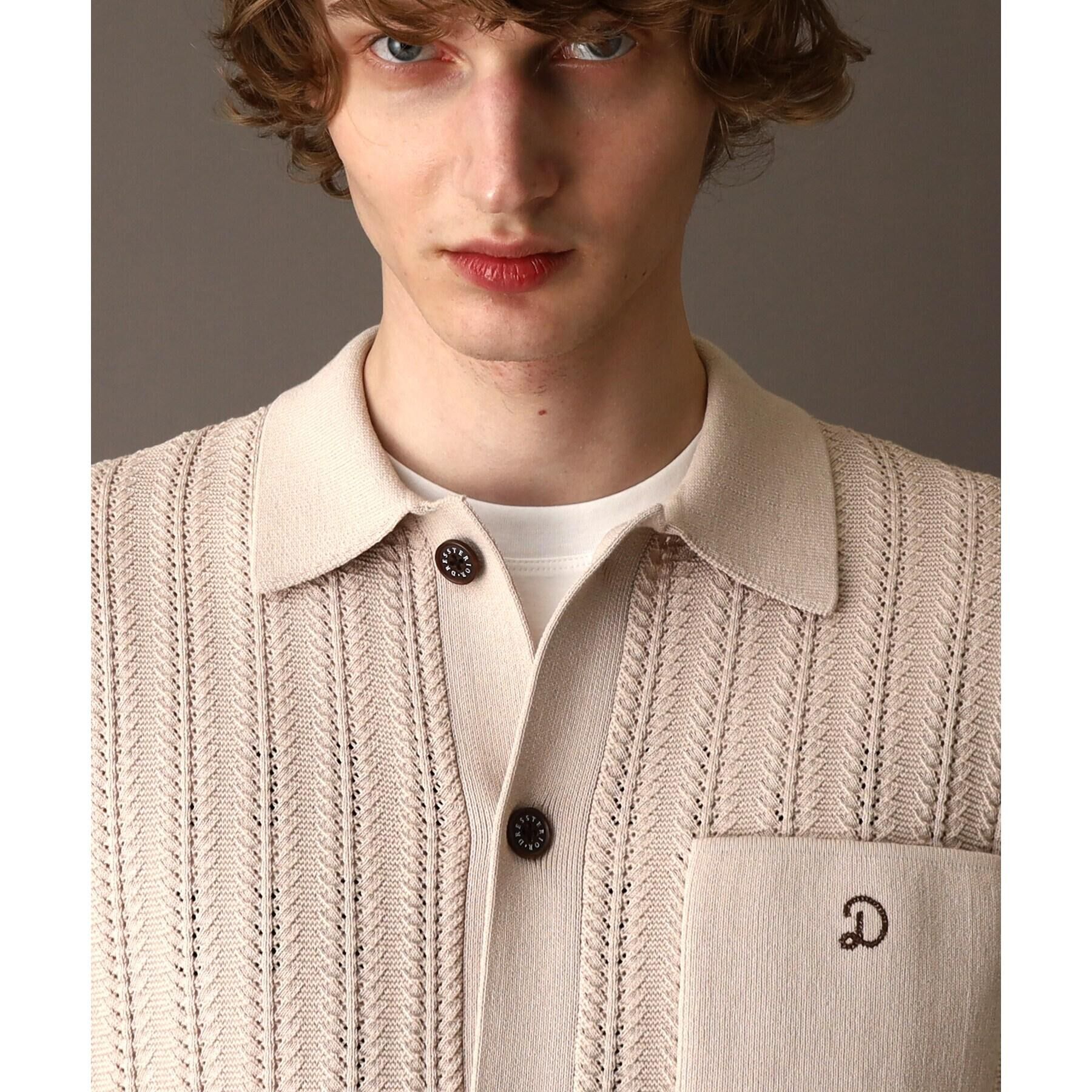 DRESSTERIOR「オーガニックコットン キューバニットシャツ」|ニット・セーター|