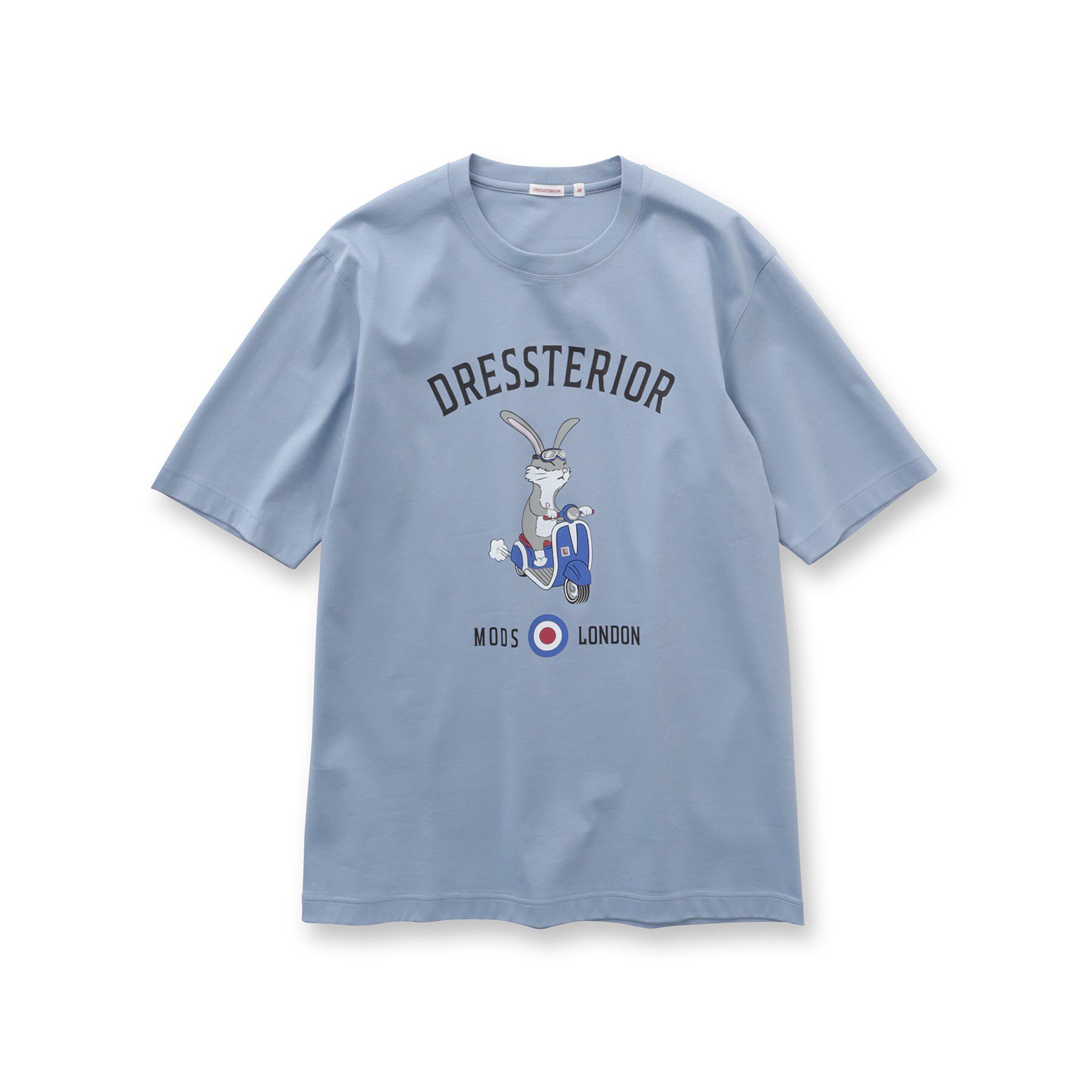 DRESSTERIOR「【接触冷感/抗菌防臭/消臭】ICE CLEAR COTTON ロンドンラビットTシャツ」|Tシャツ・カットソー|