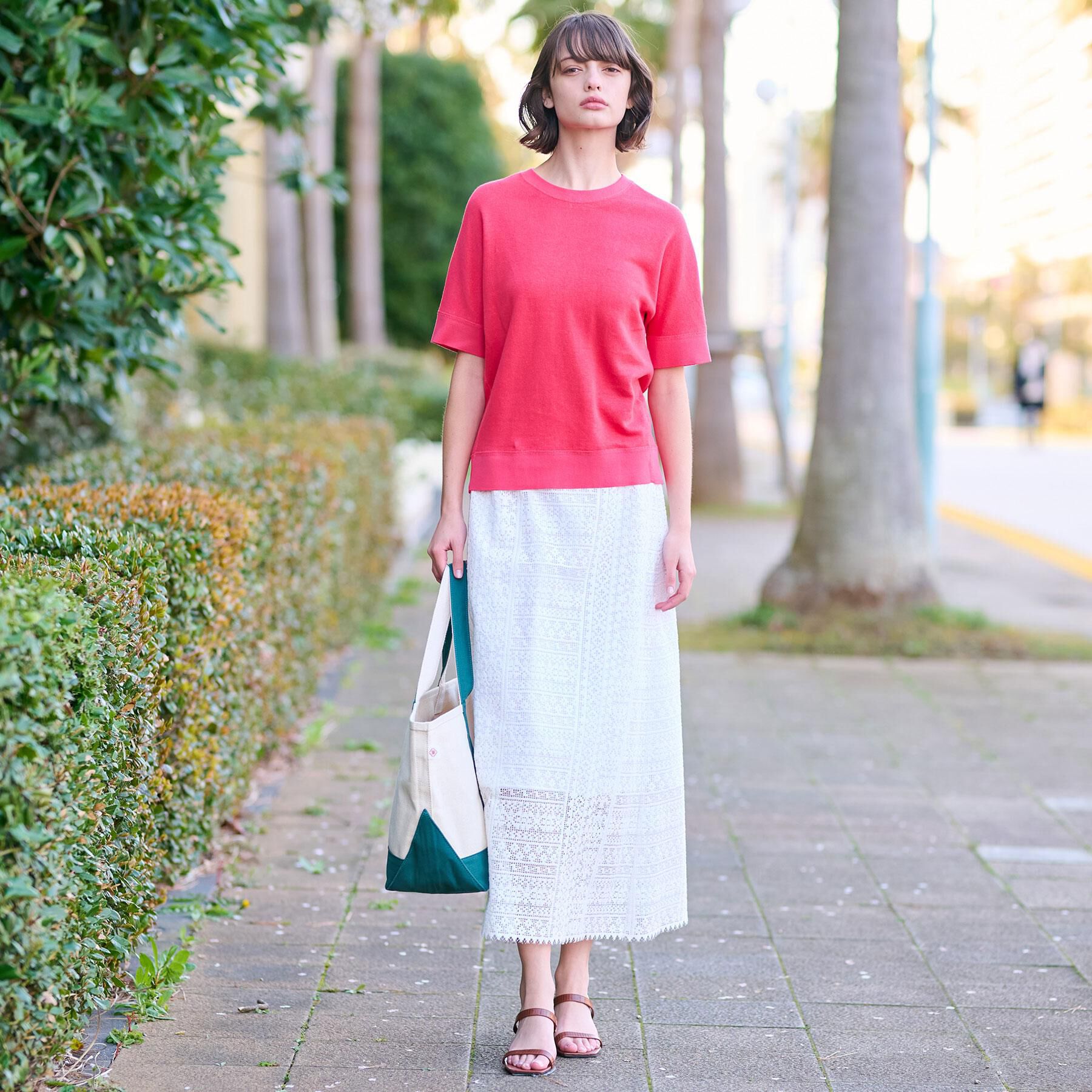 DRESSTERIOR「【毎年人気！／洗える】リネン裏毛ハーフスリーブプルオーバー」|Tシャツ・カットソー|