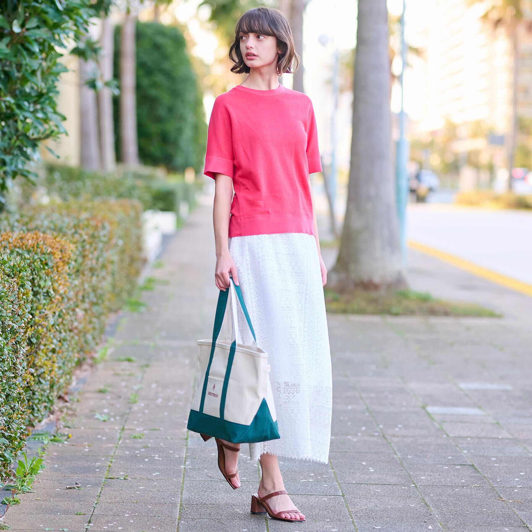 DRESSTERIOR「【毎年人気！／洗える】リネン裏毛ハーフスリーブプルオーバー」|Tシャツ・カットソー|