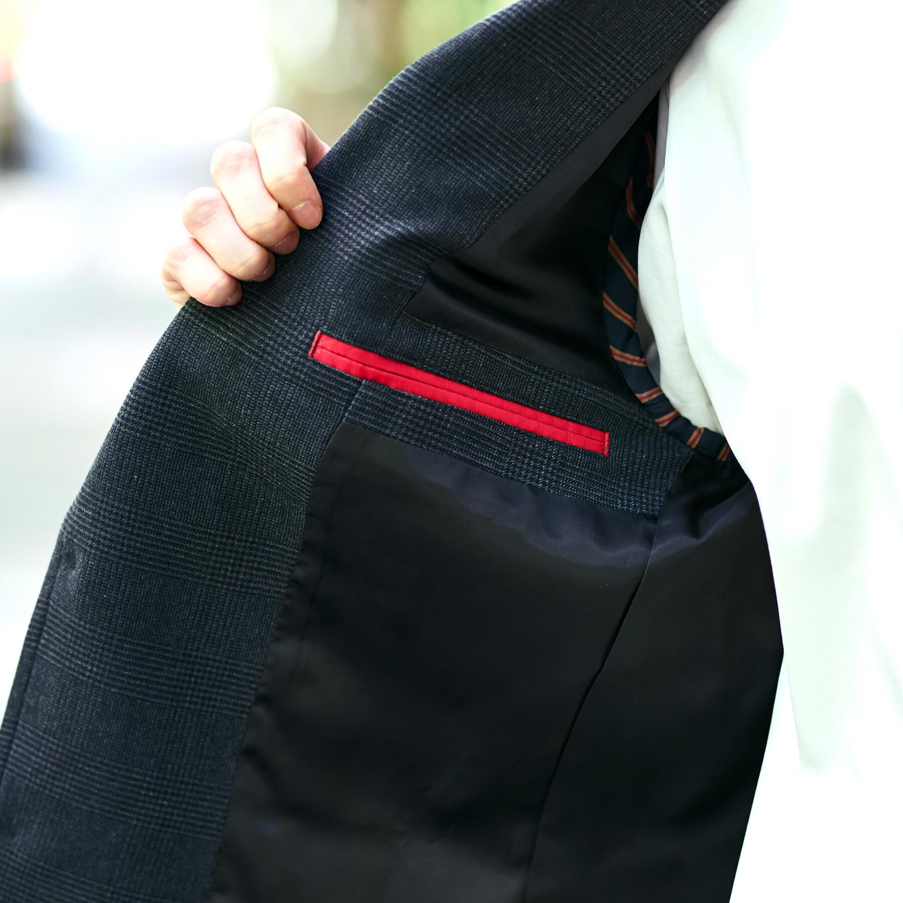 DRESSTERIOR「【セットアップ可】ストレッチソフトタッチ チェックジャケット」|テーラードジャケット|