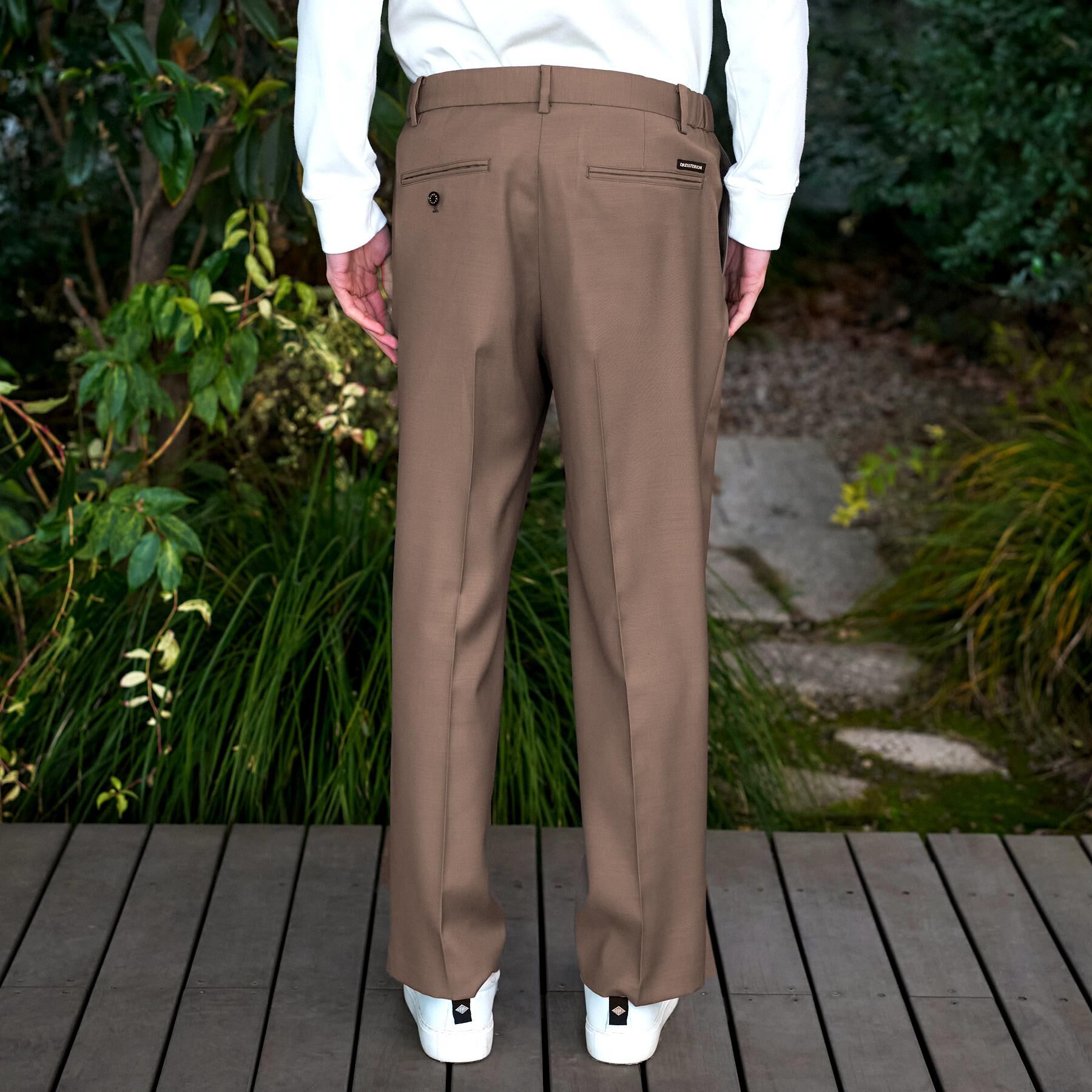 DRESSTERIOR「【家庭洗濯可】ウォッシャブル サイドゴア ワンタックワイドパンツ」|その他|