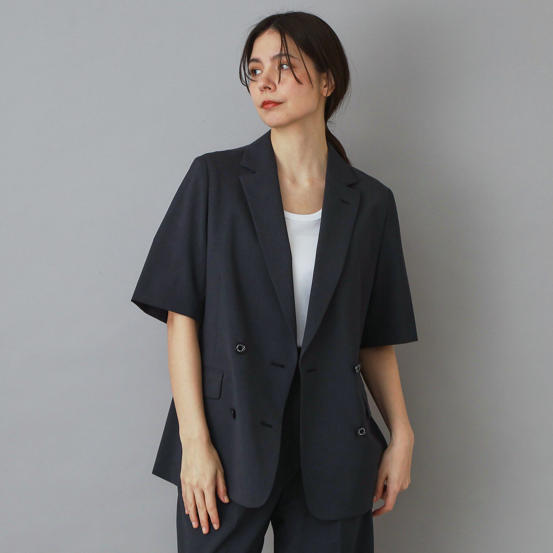 DRESSTERIOR「【otonaMUSE5月号掲載/セットアップ可】ウォッシャブルイージーサマージャケット」|テーラードジャケット|