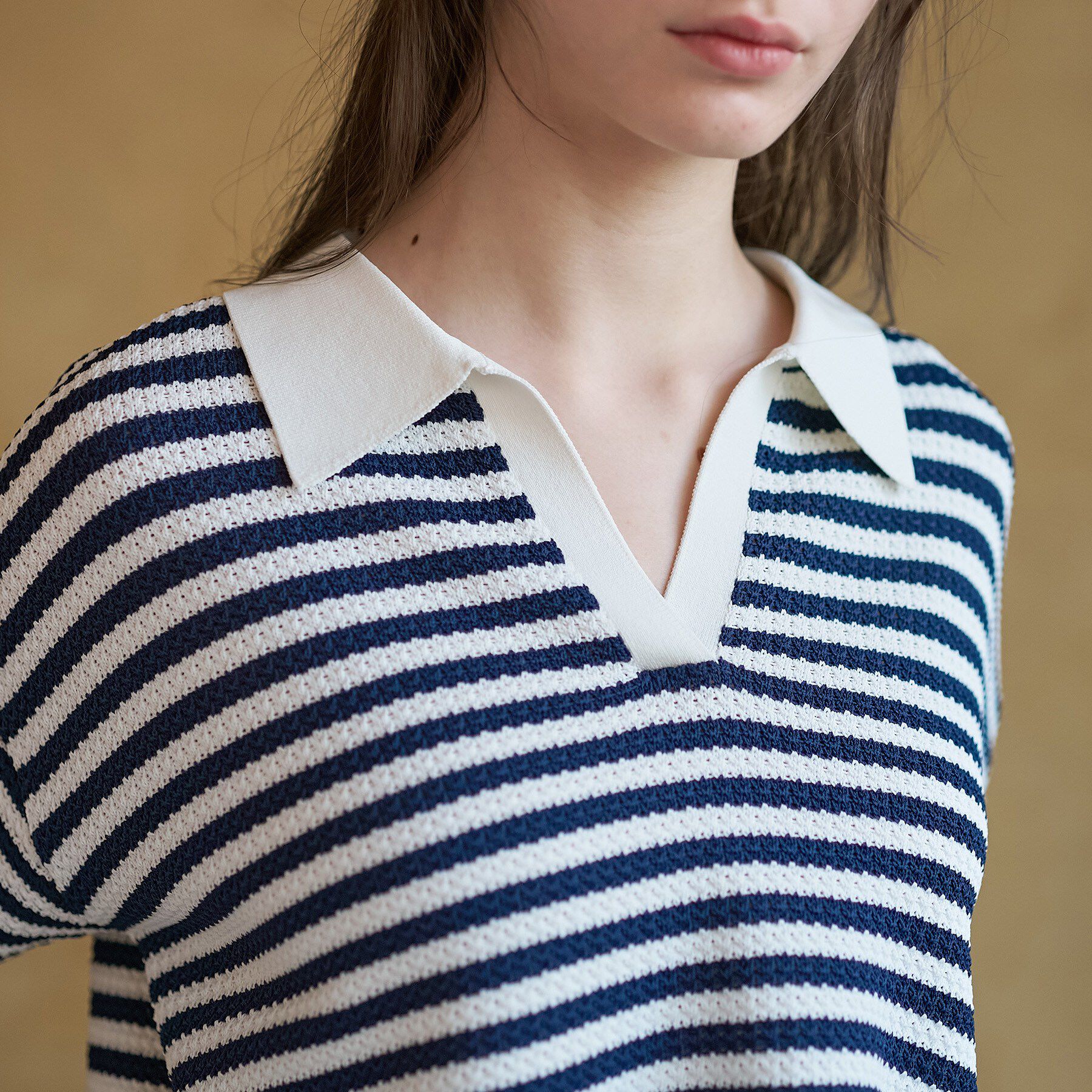 DRESSTERIOR「ウォッシャブルスキッパークロップドニット」|ニット・セーター|