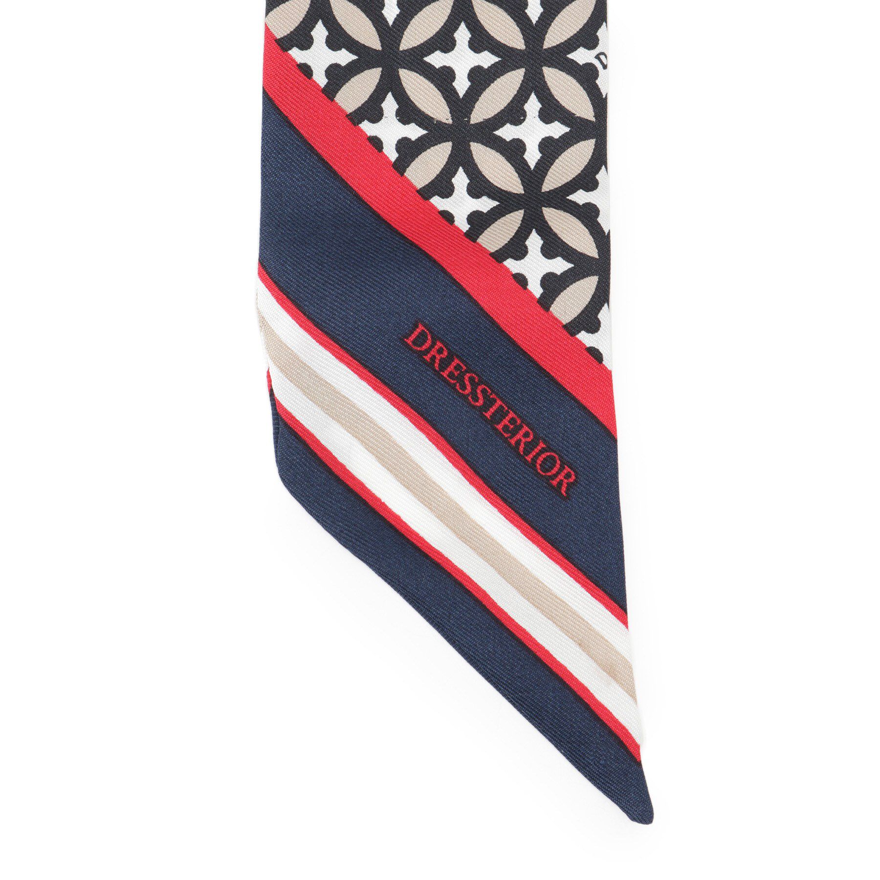 DRESSTERIOR「【otonaMUSE5月号掲載】オーバーラップサークルツイリースカーフ」|バンダナ・スカーフ|