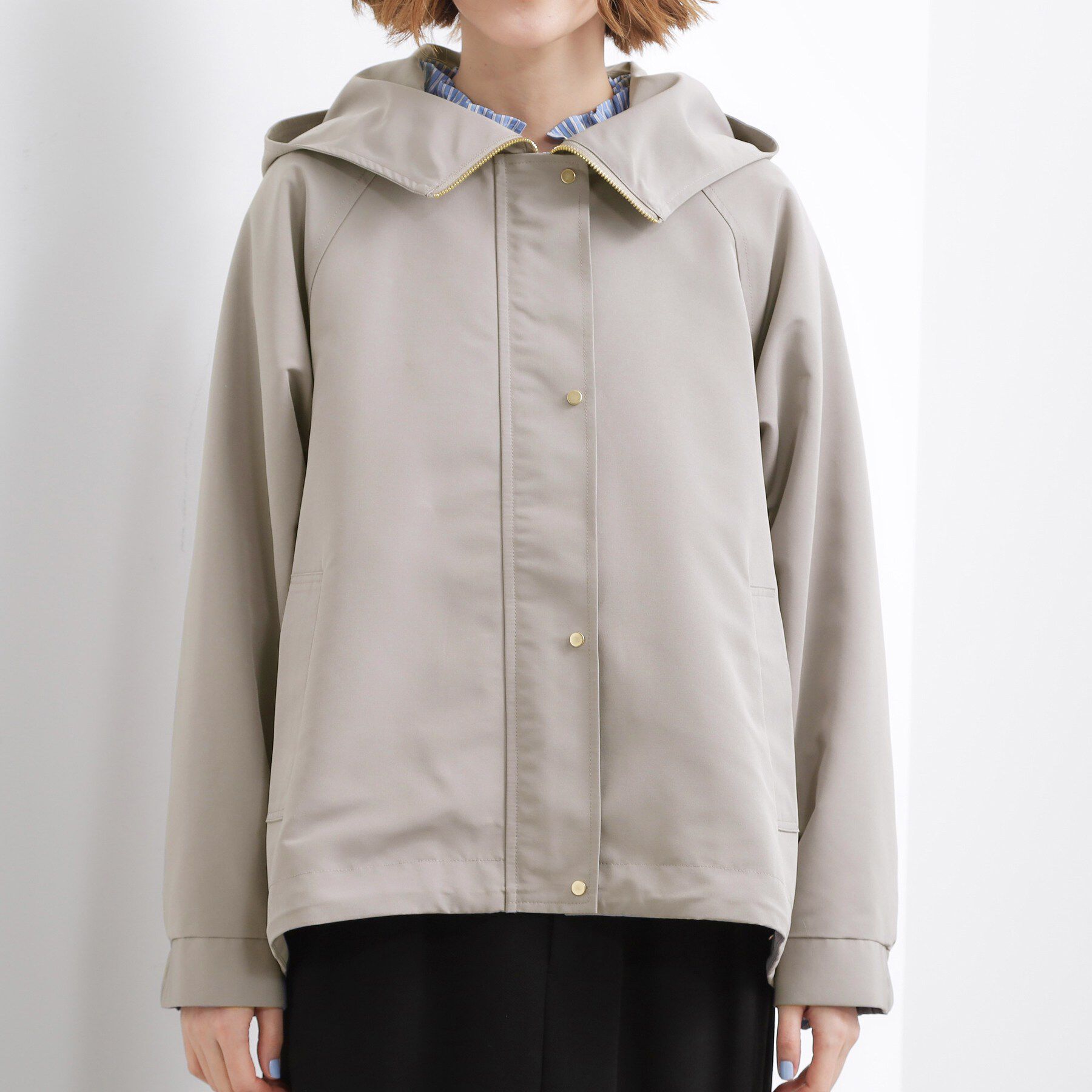 grove「【貴島明日香さん着用】【撥水】きれいめに着こなせるマウンテンパーカ」|ブルゾン・スタジャン|