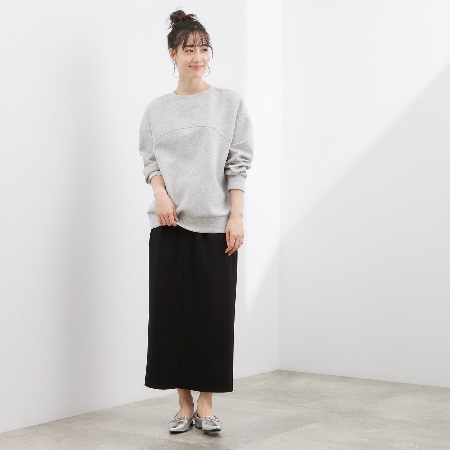 grove「2WAYハーフジップスウェット」|パーカー|